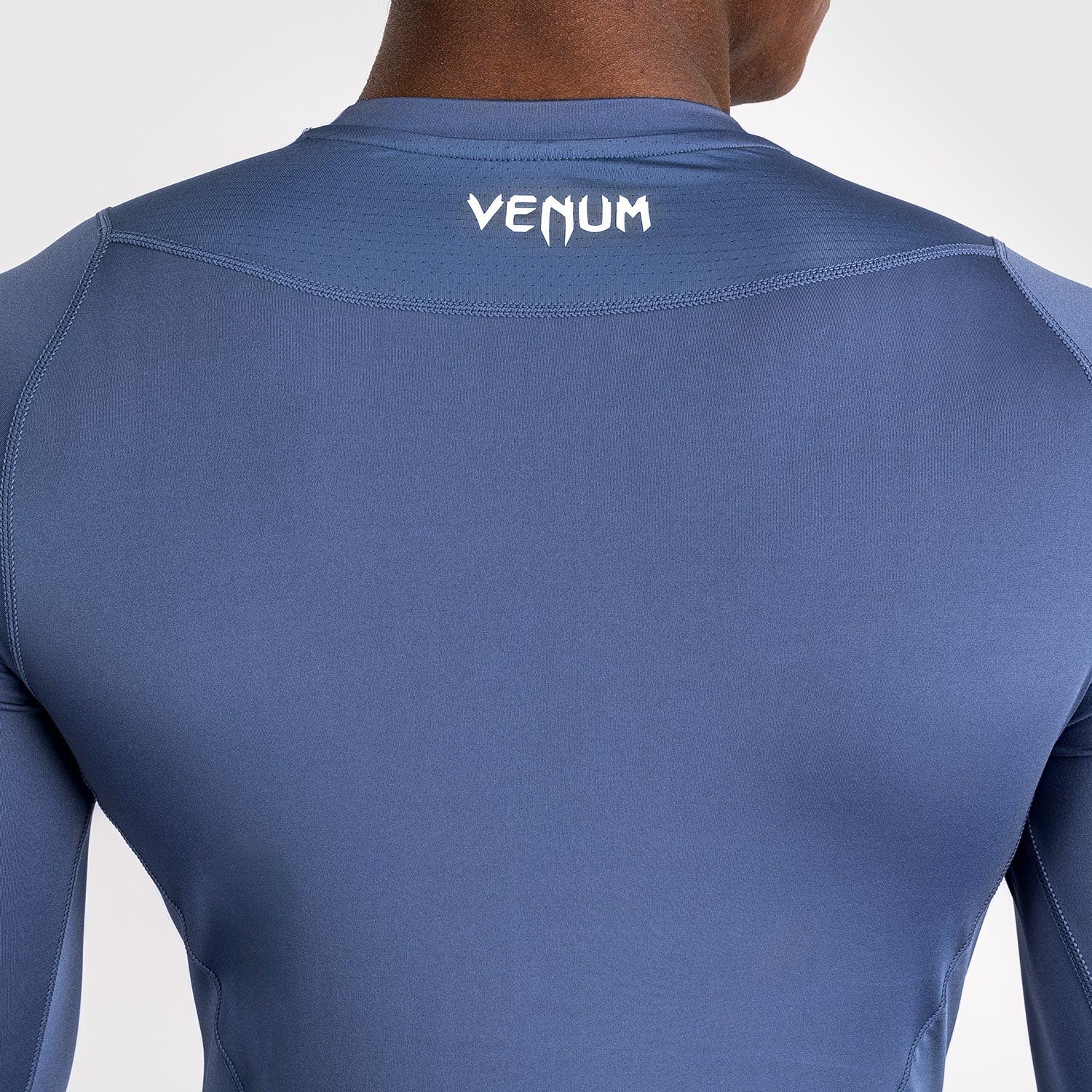 VENUM Rashguard, L/S, Attack, navy-blue, S