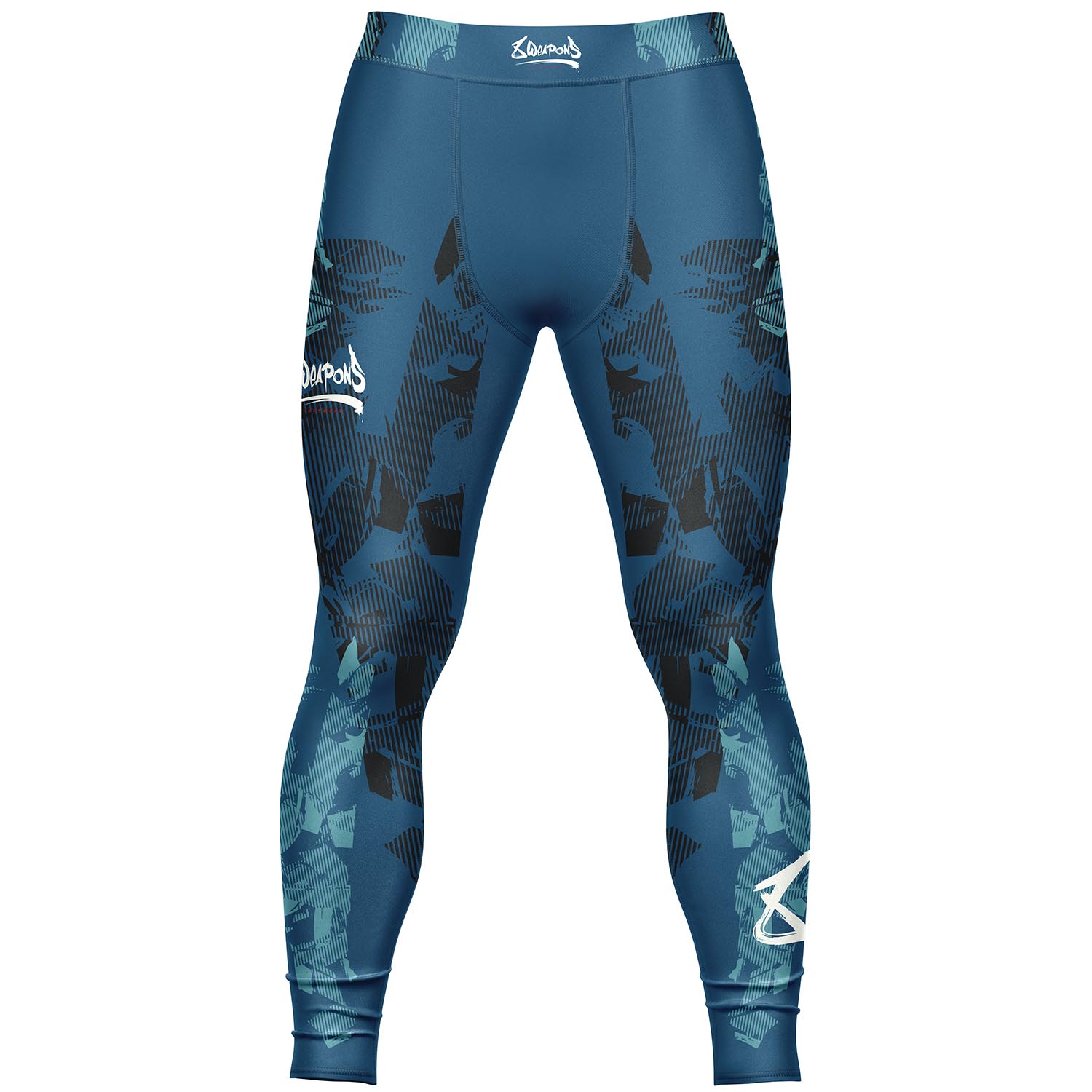 8 WEAPONS Compression Pants, Hit 2.0, navy-black, XL