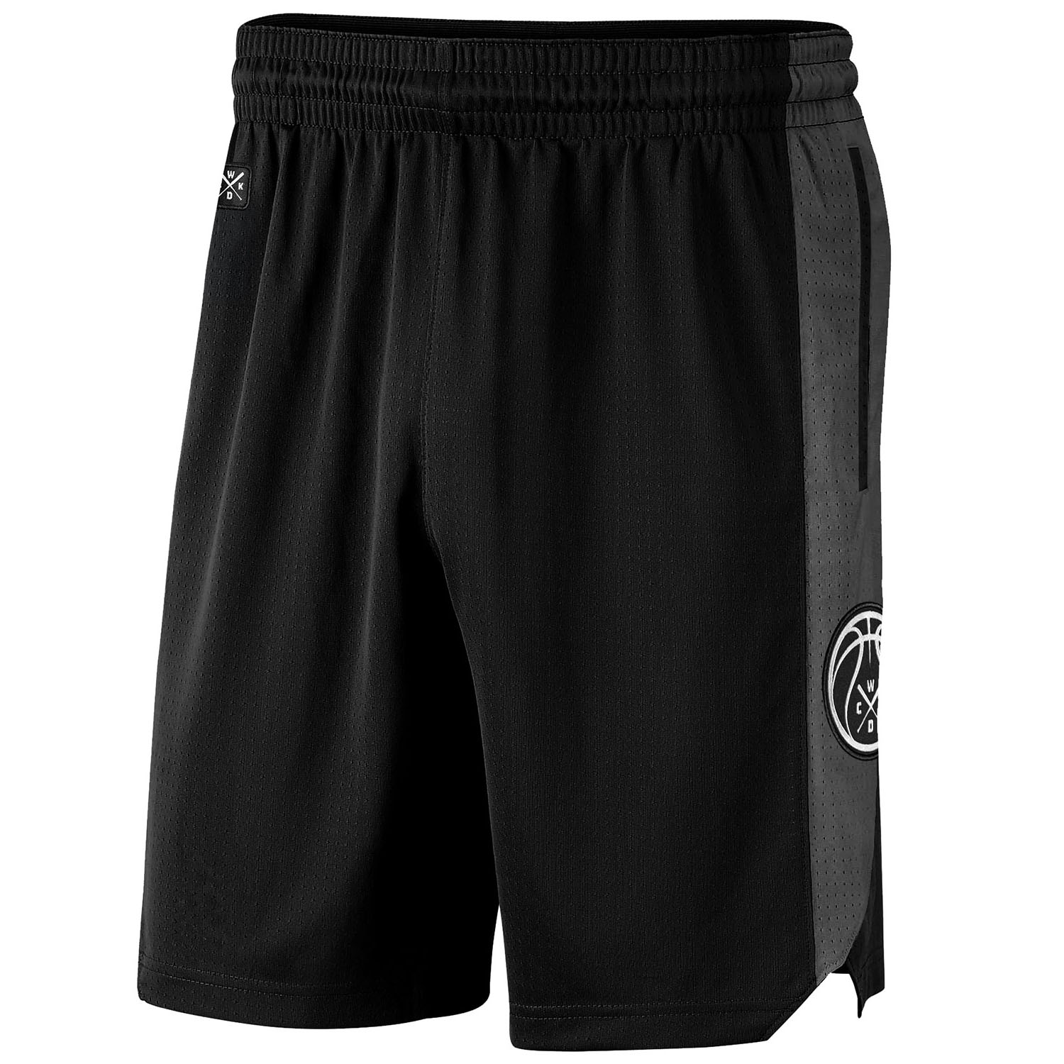 WICKED ONE Fitness Shorts, Highlight, schwarz-grau, XXL