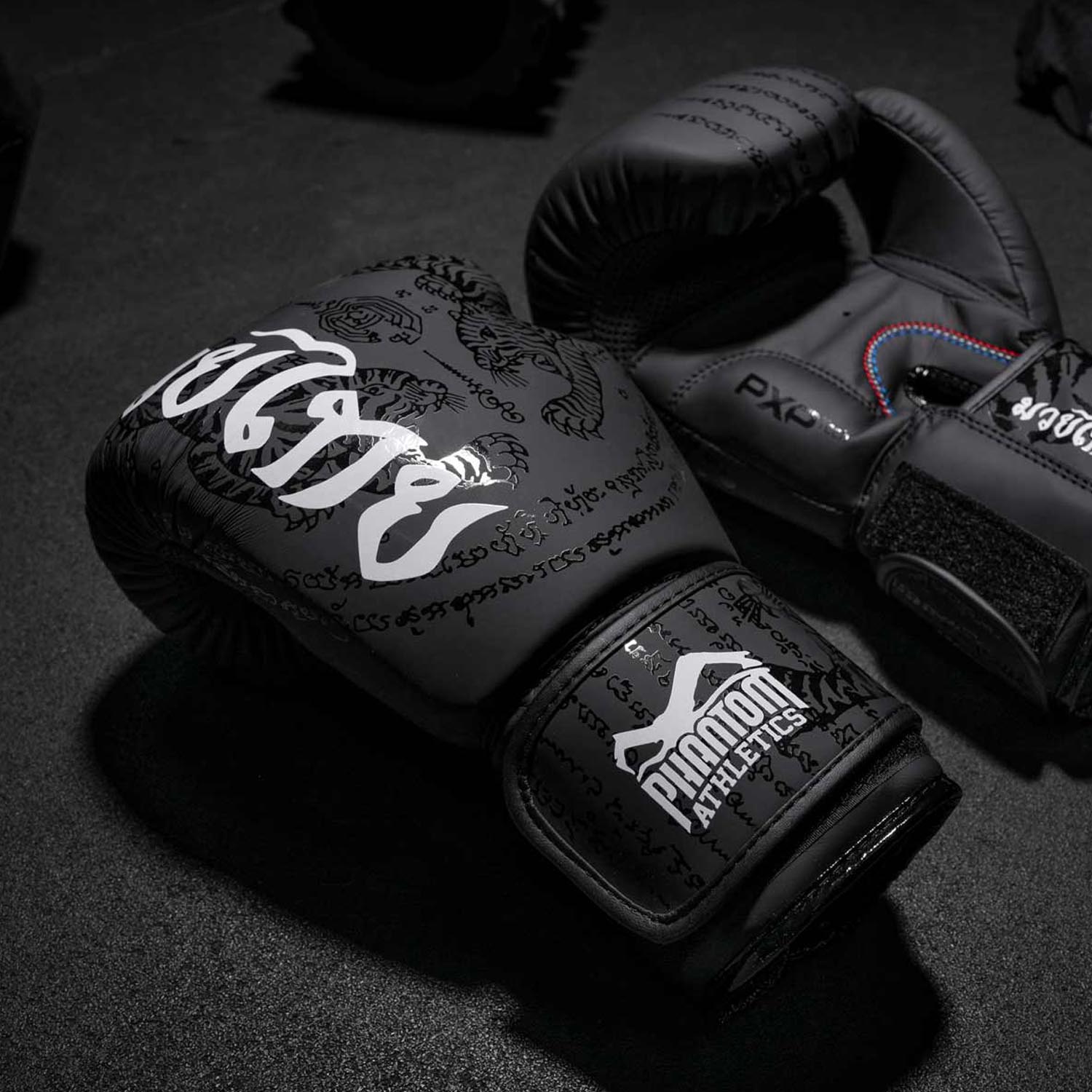 Phantom Athletics Boxing Gloves, Muay Thai, black