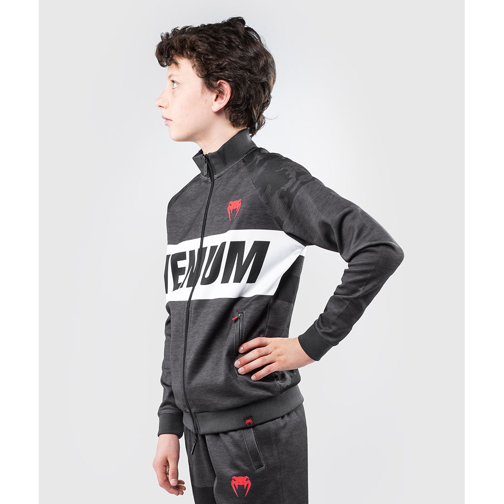 VENUM Training Jacket, Kids, Bandit, black-grey, 12 Y