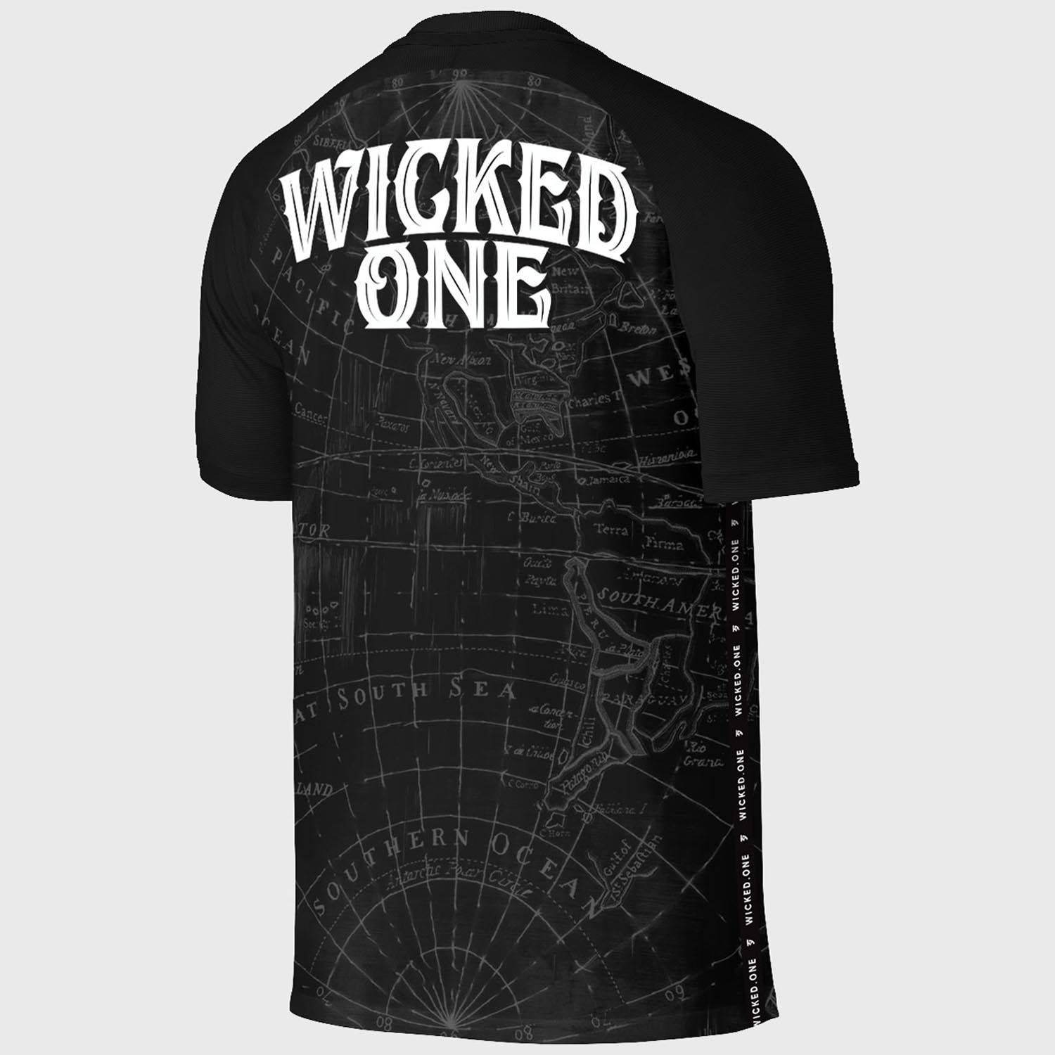 Wicked One Training Shirt, Hacker, black-white, XXL