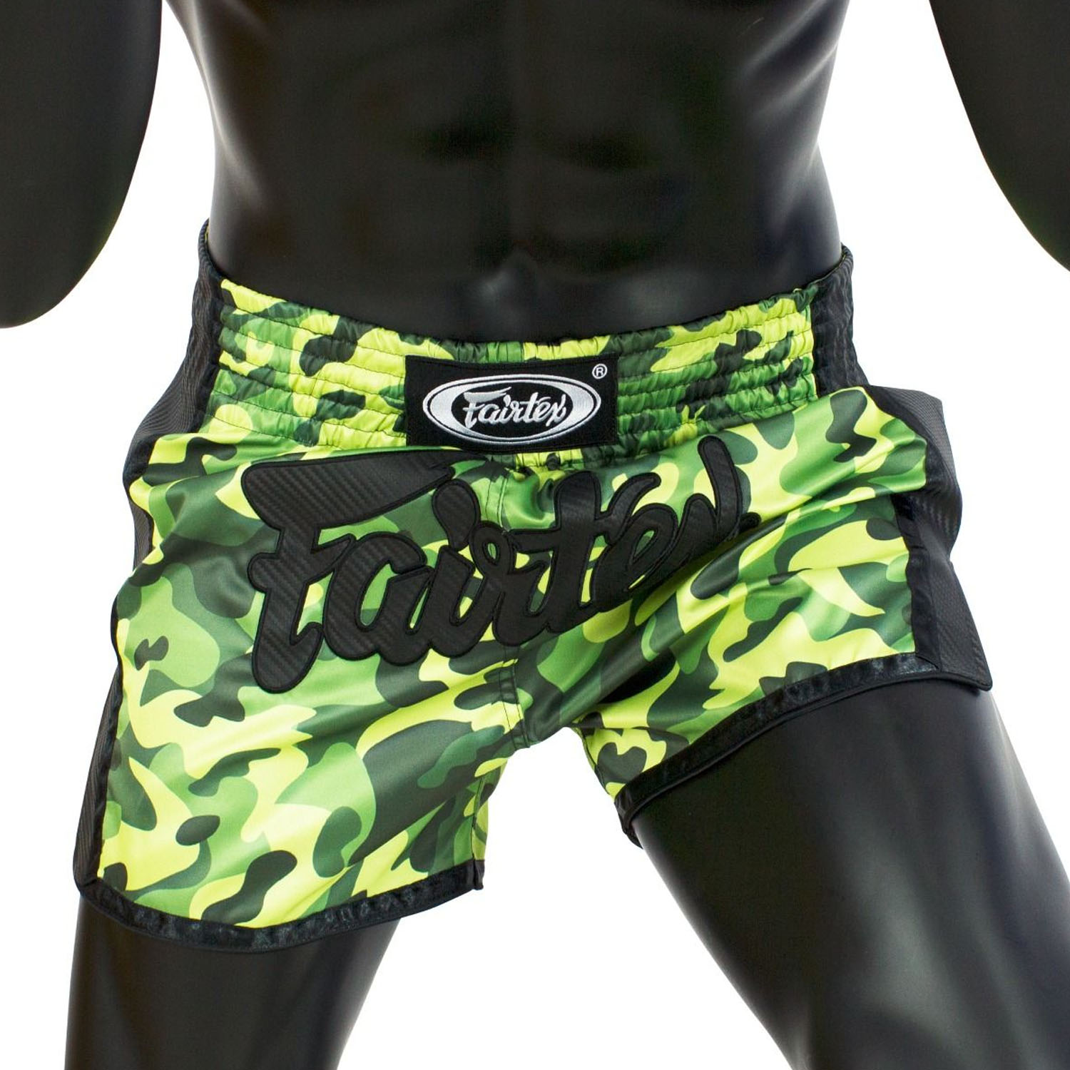 Fairtex Muay Thai Shorts, BS1710, camo-green, S