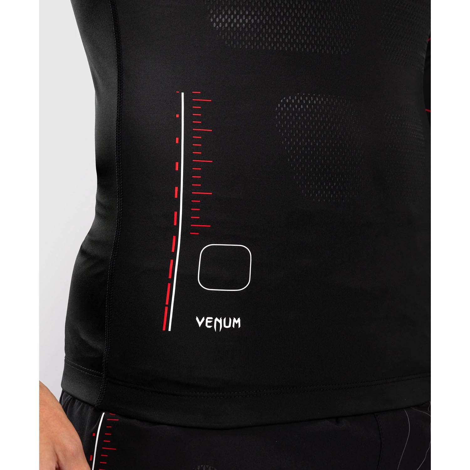 VENUM Rashguard, L/S, Tactical XT, black-red, XXL