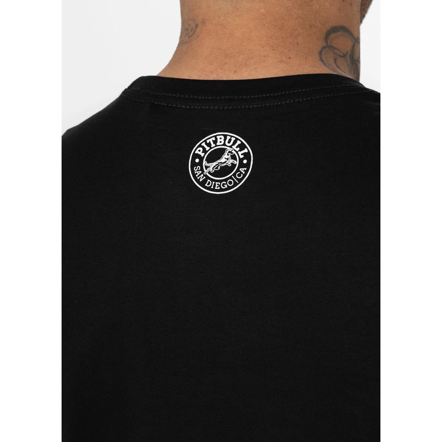 Pit Bull West Coast, T-Shirt, San Diego CA, black-white, XXXL