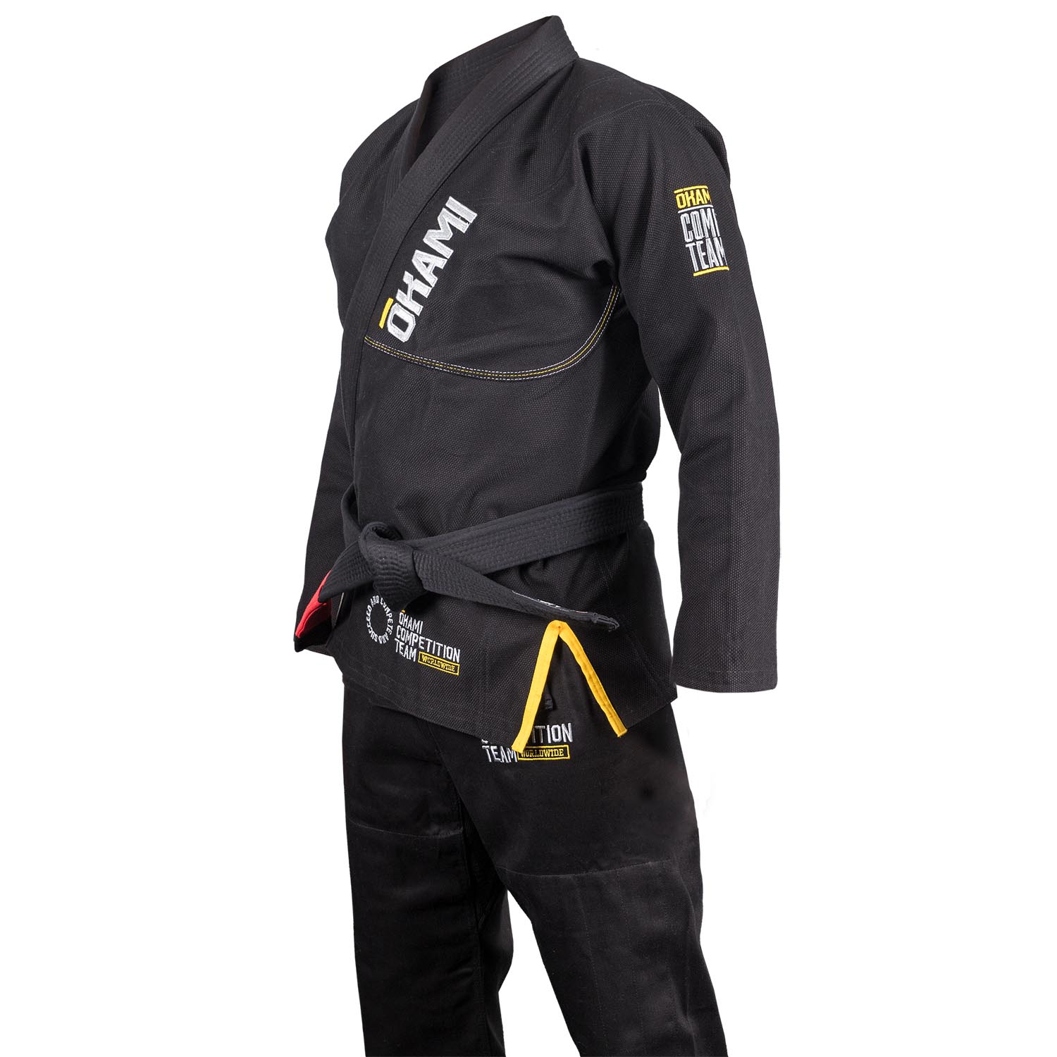 OKAMI BJJ GI, Competition Team V2, black, A3L