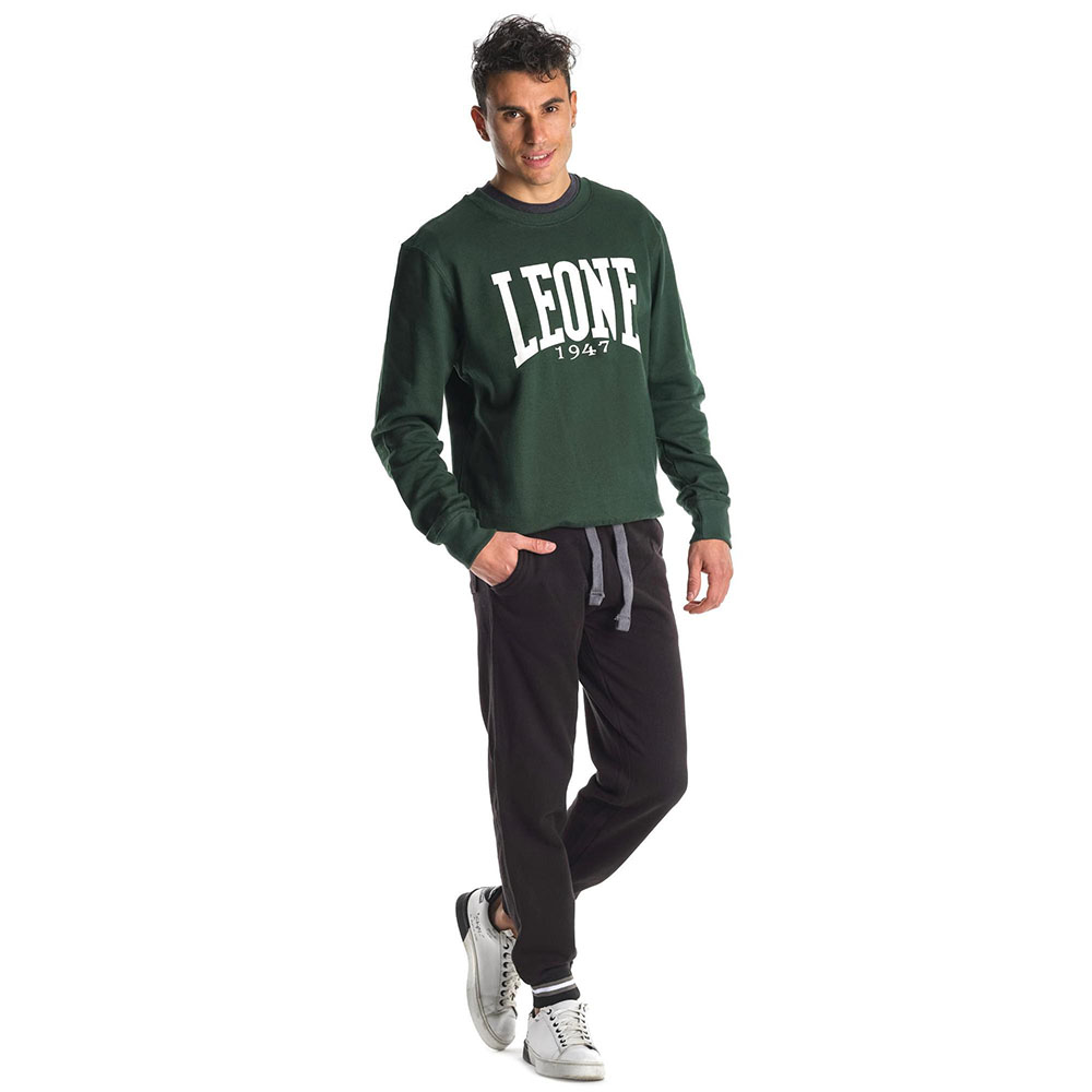 LEONE Pullover, Basic, green, S