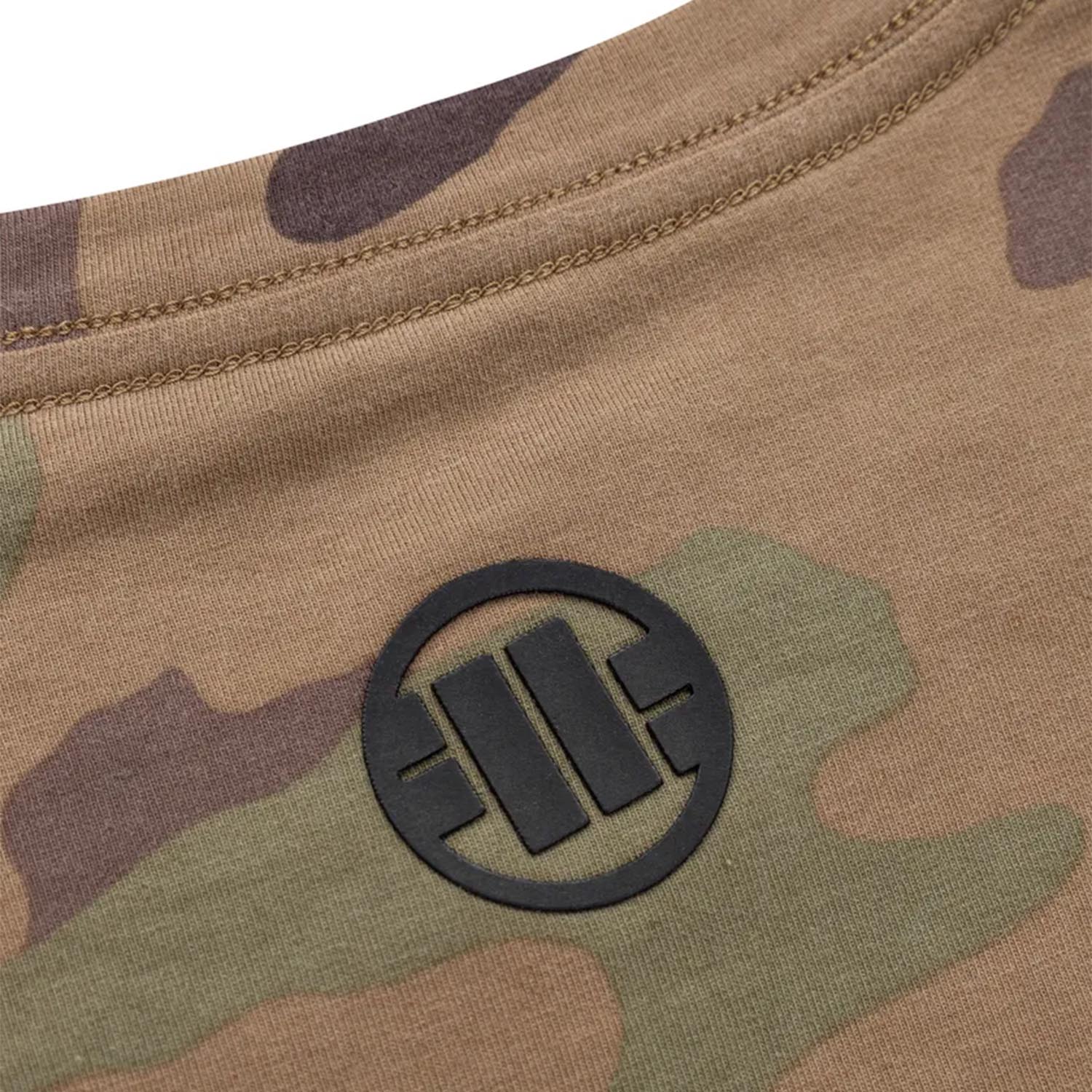 Pit Bull West Coast T-Shirt, Classic Boxing Slim Fit, camo-olive, XXXL