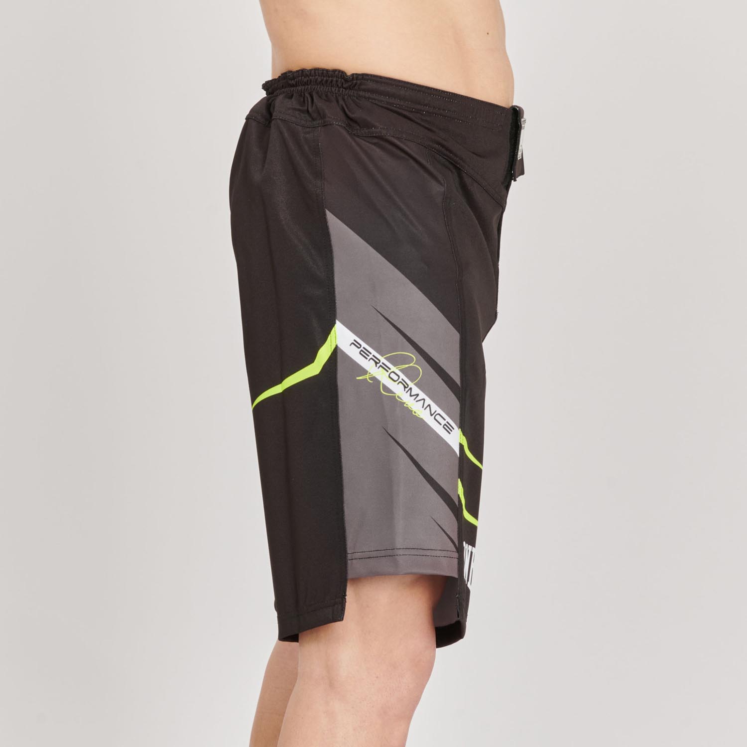 LEONE MMA Fight Shorts, Revo Fluo, AB957F, black, L