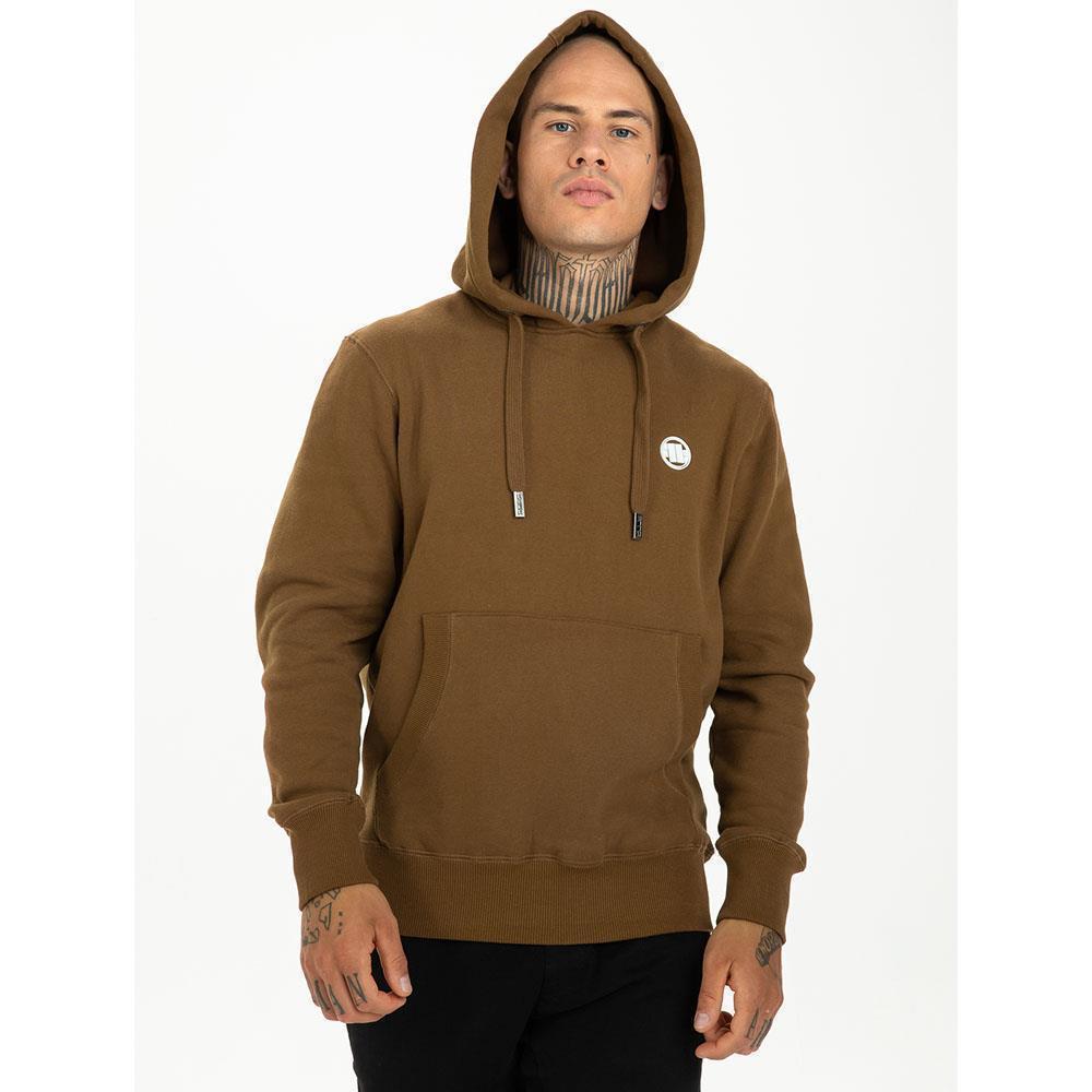 Pit Bull West Coast Hoody, Small Logo 21, braun, L