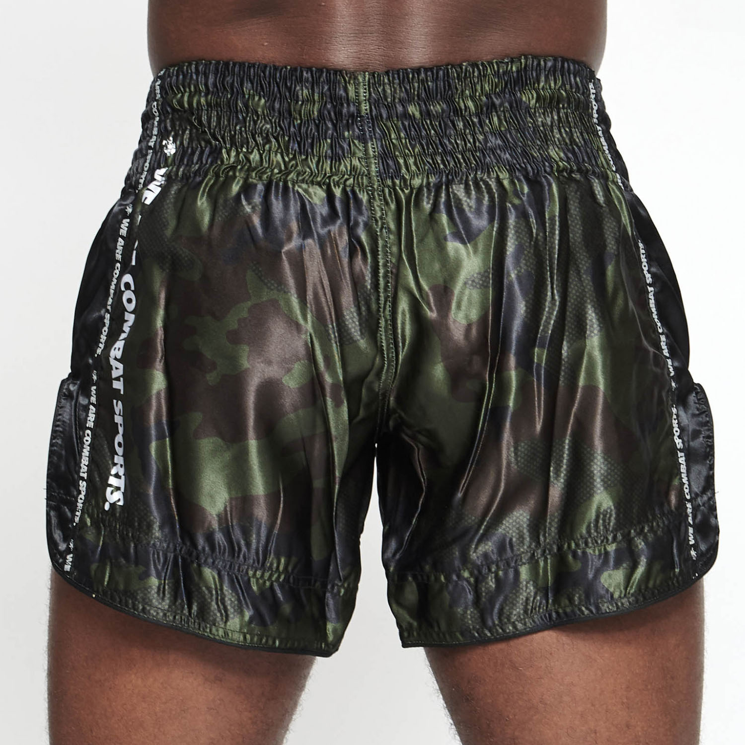 LEONE Muay Thai Shorts, AB961, camo-green, S