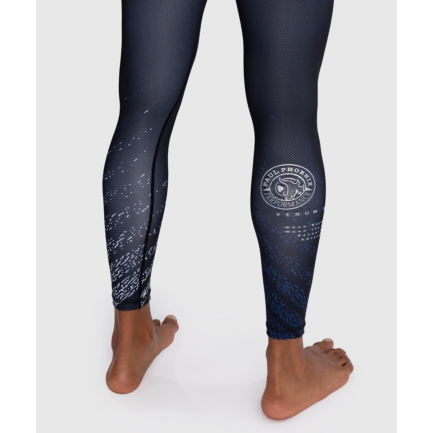 VENUM Compression Pants, Tekken 8 x Paul Phoenix, black-blue, XL