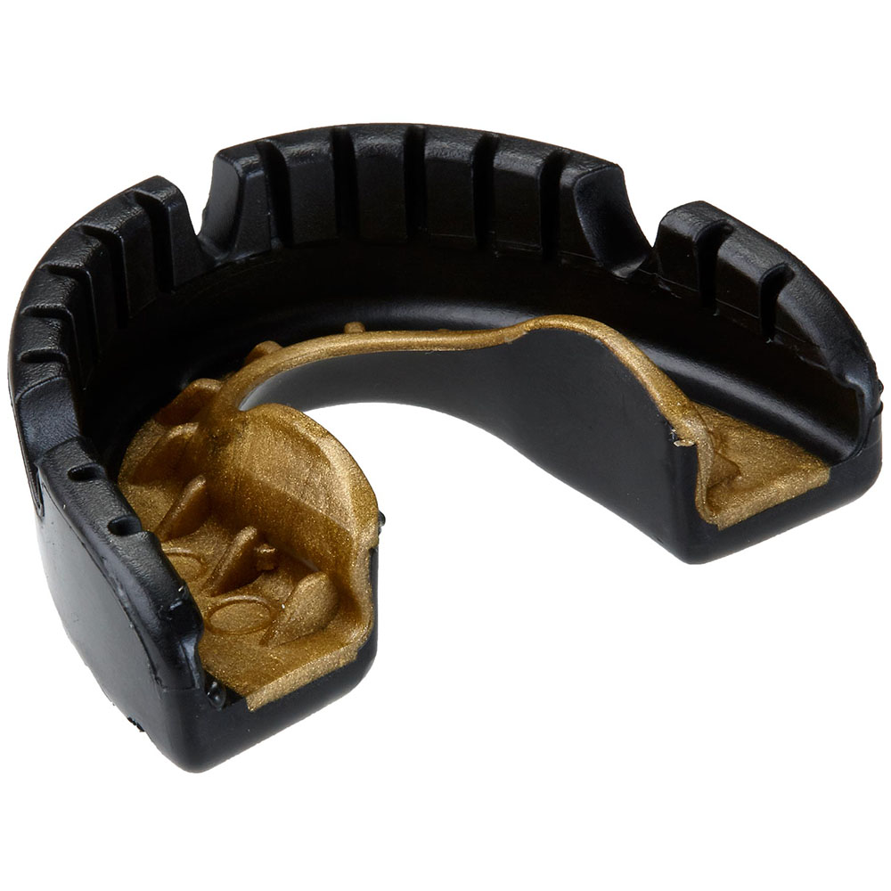OPRO Mouth Guard, Gold, Braces, black