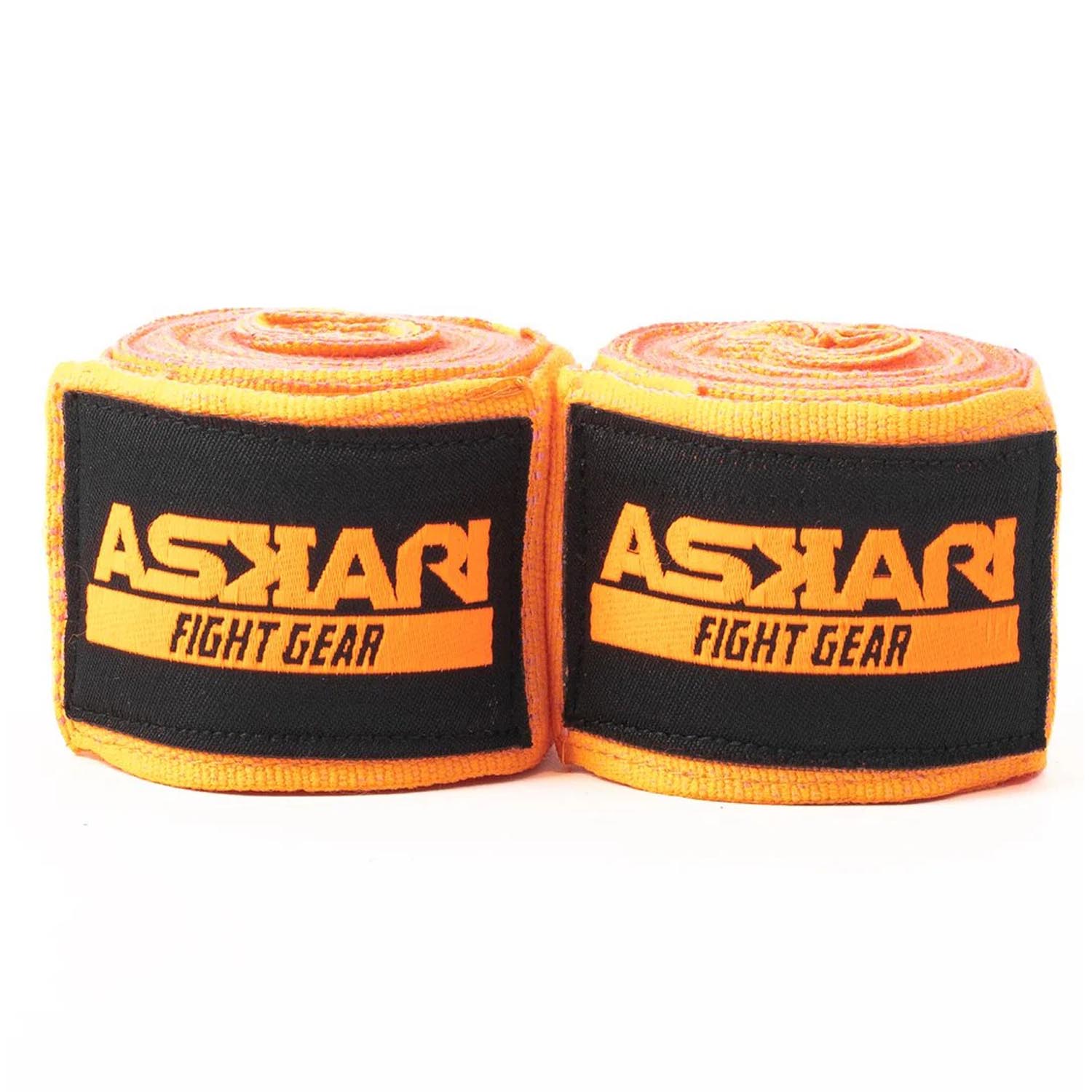 ASKARI Hand Wraps, Semi-Elastic, 3.5 m, orange