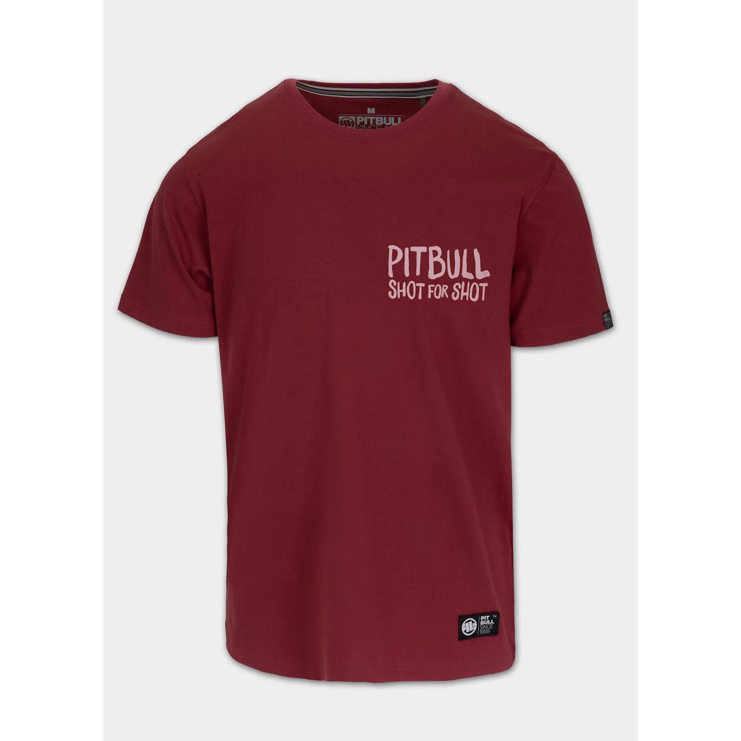 Pit Bull West Coast, T-Shirt, Shot For Shot, wine red, XXXL