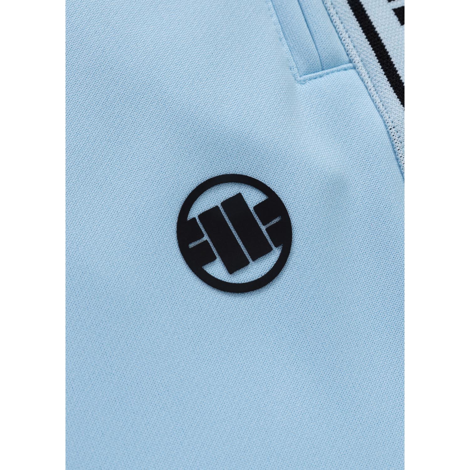 Pit Bull West Coast Jogging Pants, Tape Logo, light blue, XL
