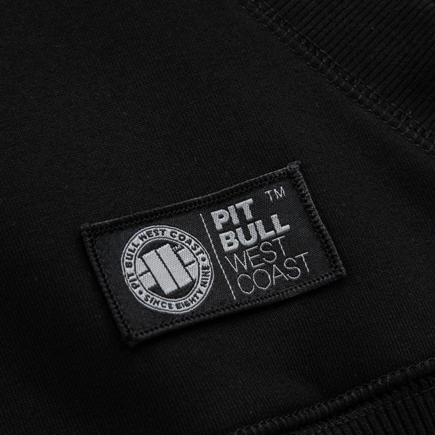 Pit Bull West Coast Hoody, Steel Logo X, schwarz, L