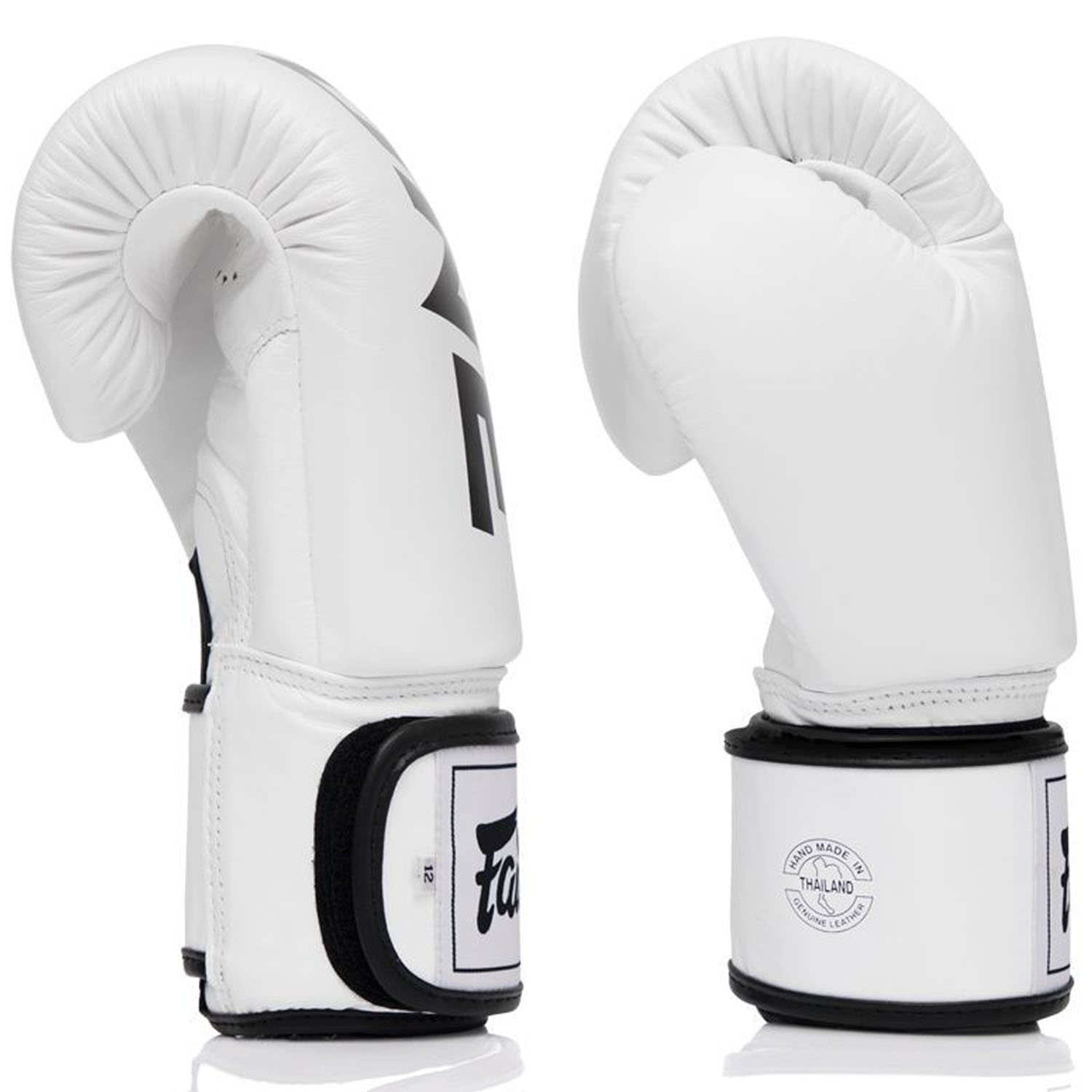 Fairtex Boxing Gloves, BGV1 ONE, white, 12 Oz