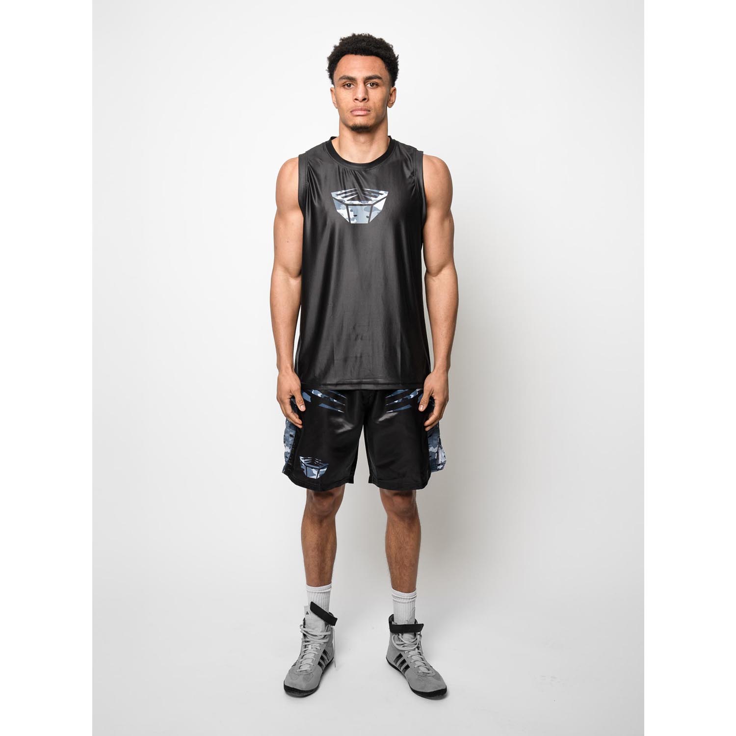 RINGLIFE Functional Tank Top, Unit, black-grey camo, XXL