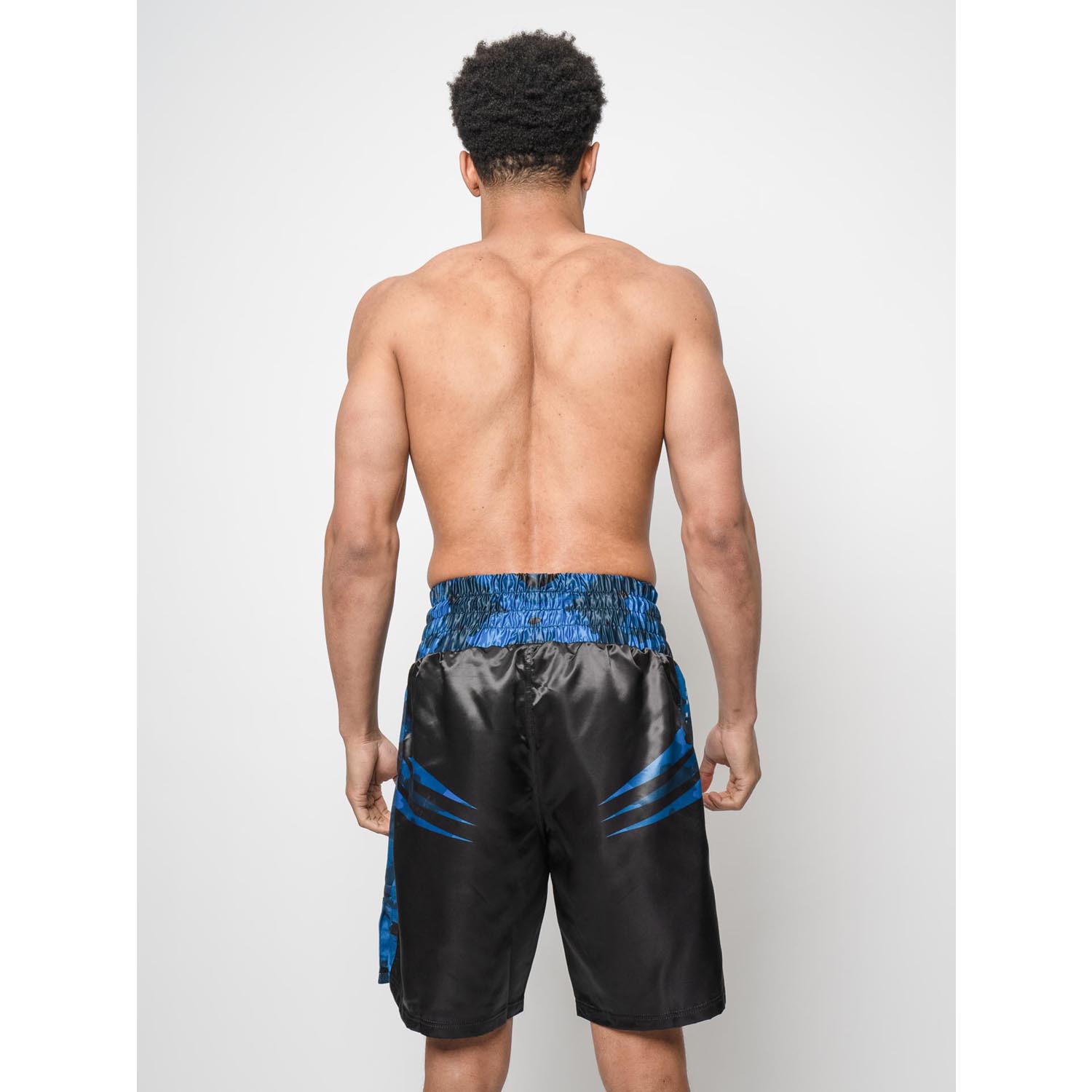 RINGLIFE Boxing Shorts, Unit, black-blue camo, XXL