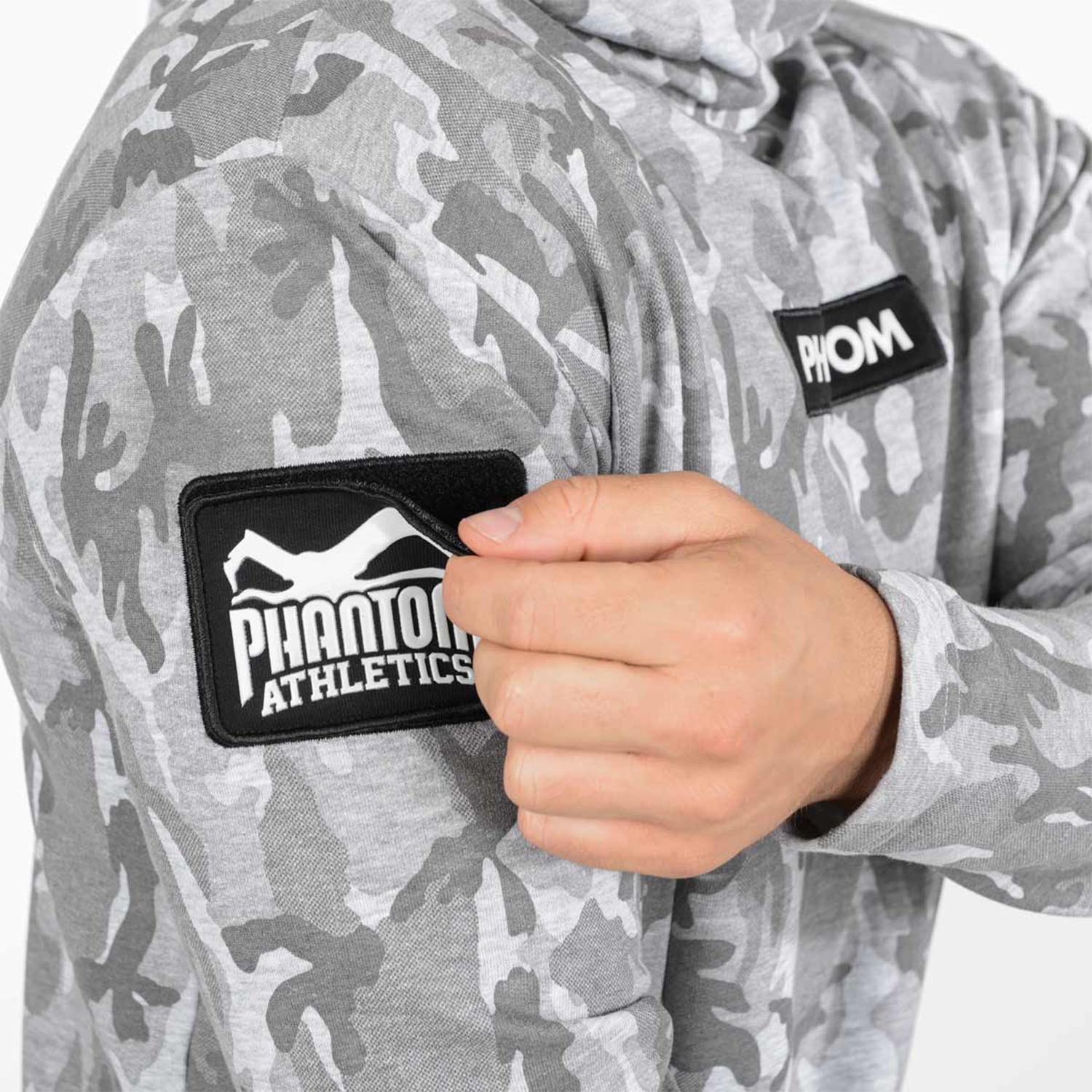 Phantom Athletics Hoody, Radar, camo-grau, S