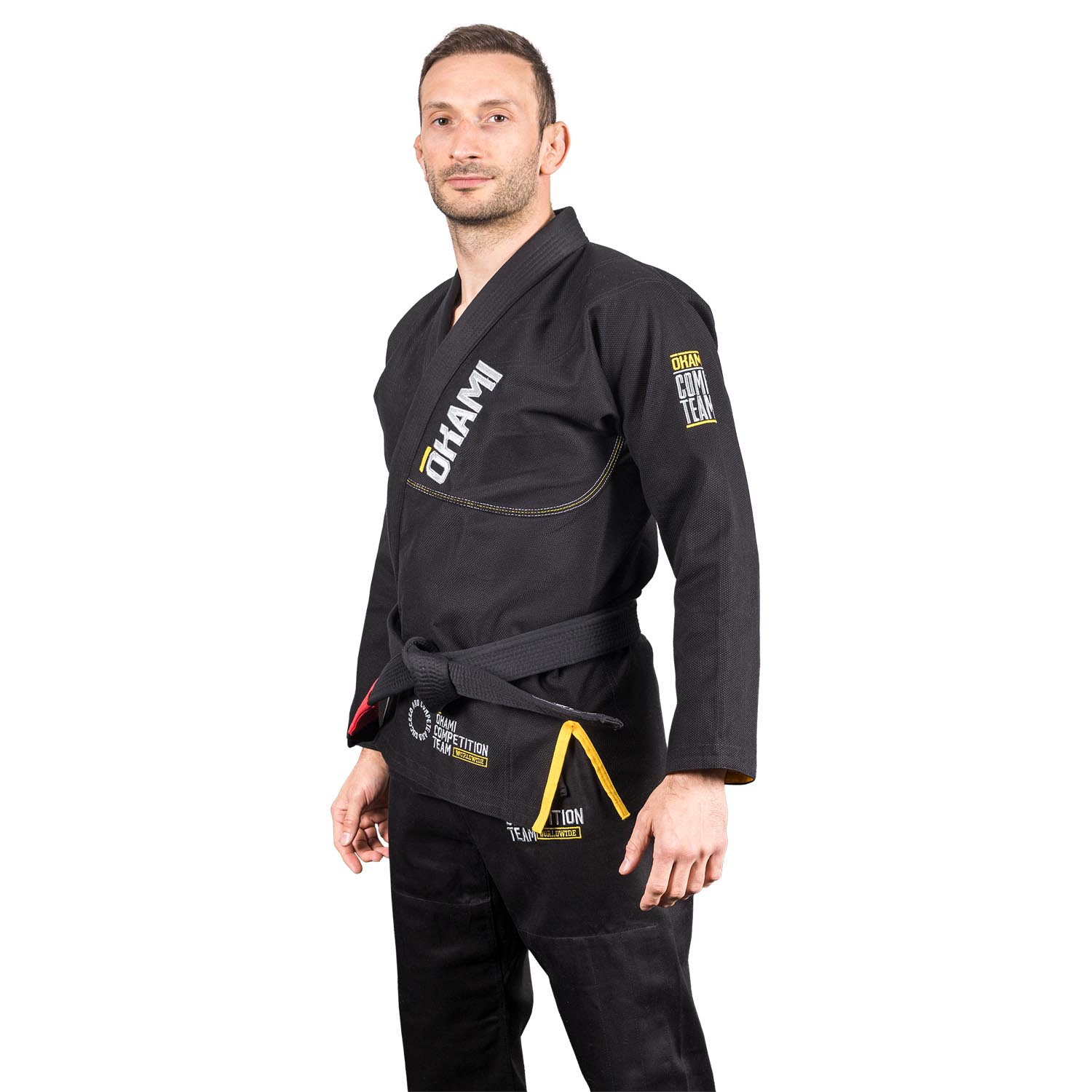 OKAMI BJJ GI, Competition Team V2, black, A3L