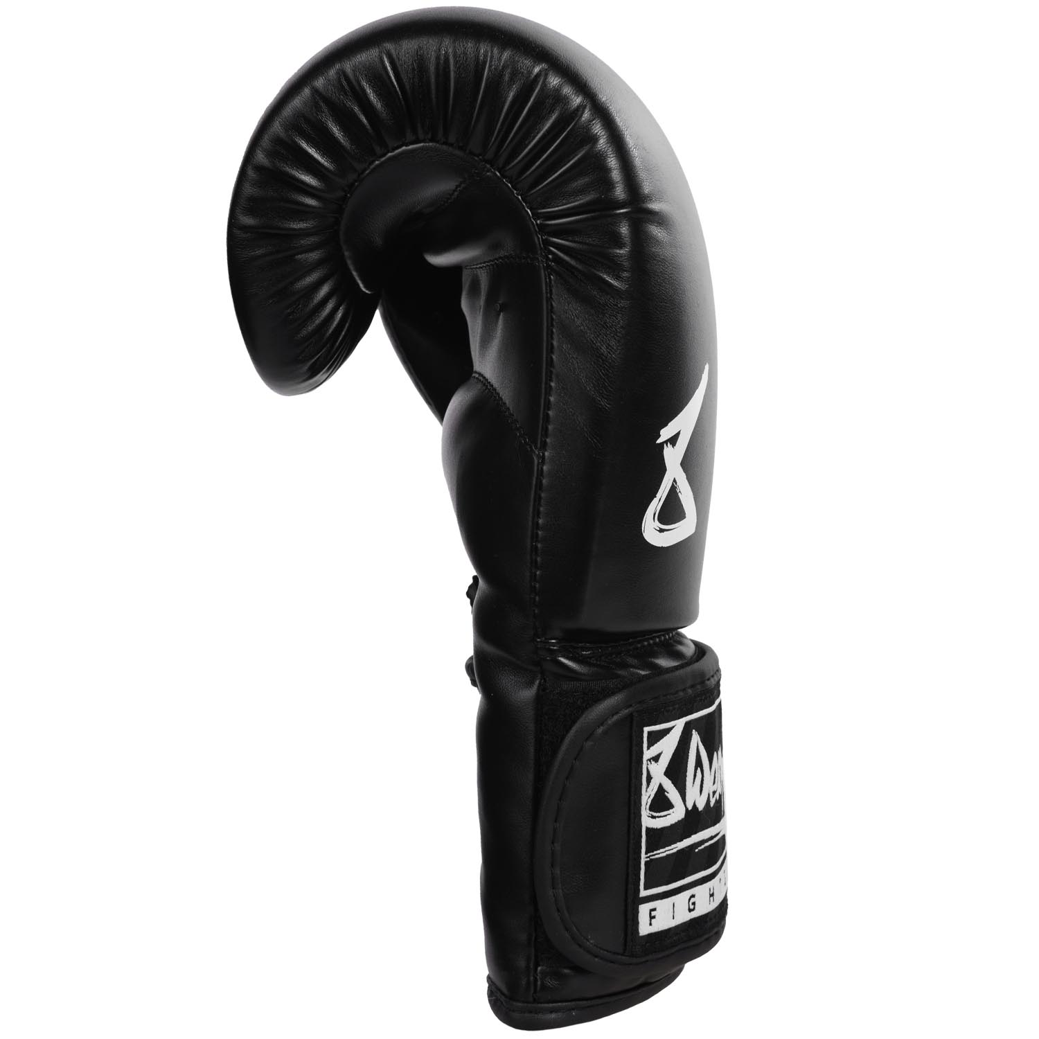 8 WEAPONS Boxhandschuhe, Pure, schwarz-weiß, 10 Oz