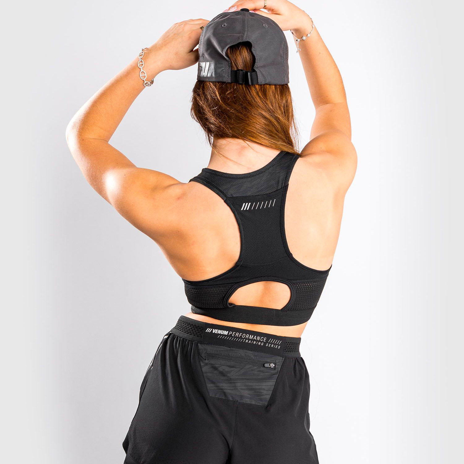 VENUM Sports Bra, Damen, Tempest 2.0, schwarz-grau, XS