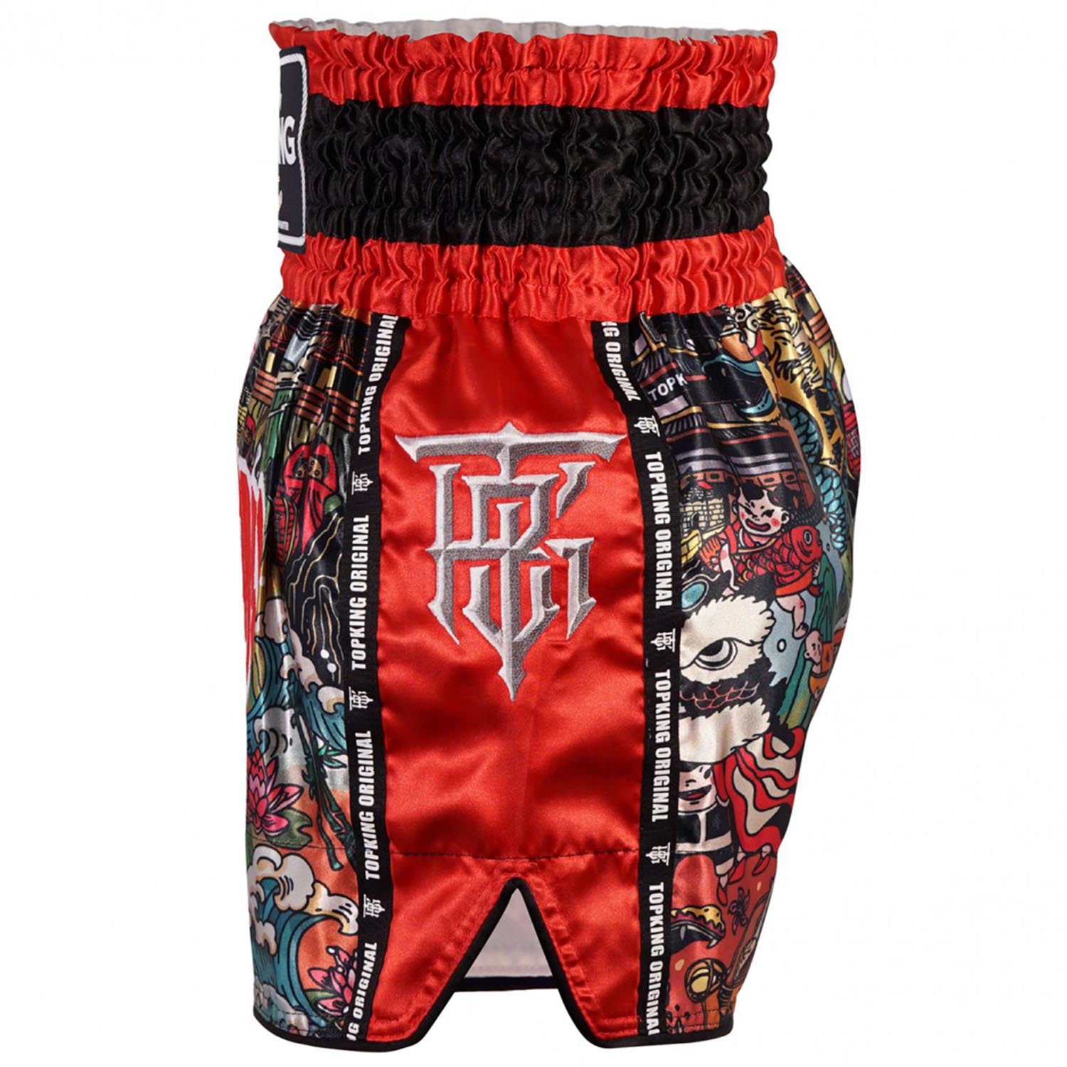TOP KING BOXING Muay Thai Shorts, TKTBS 226, black