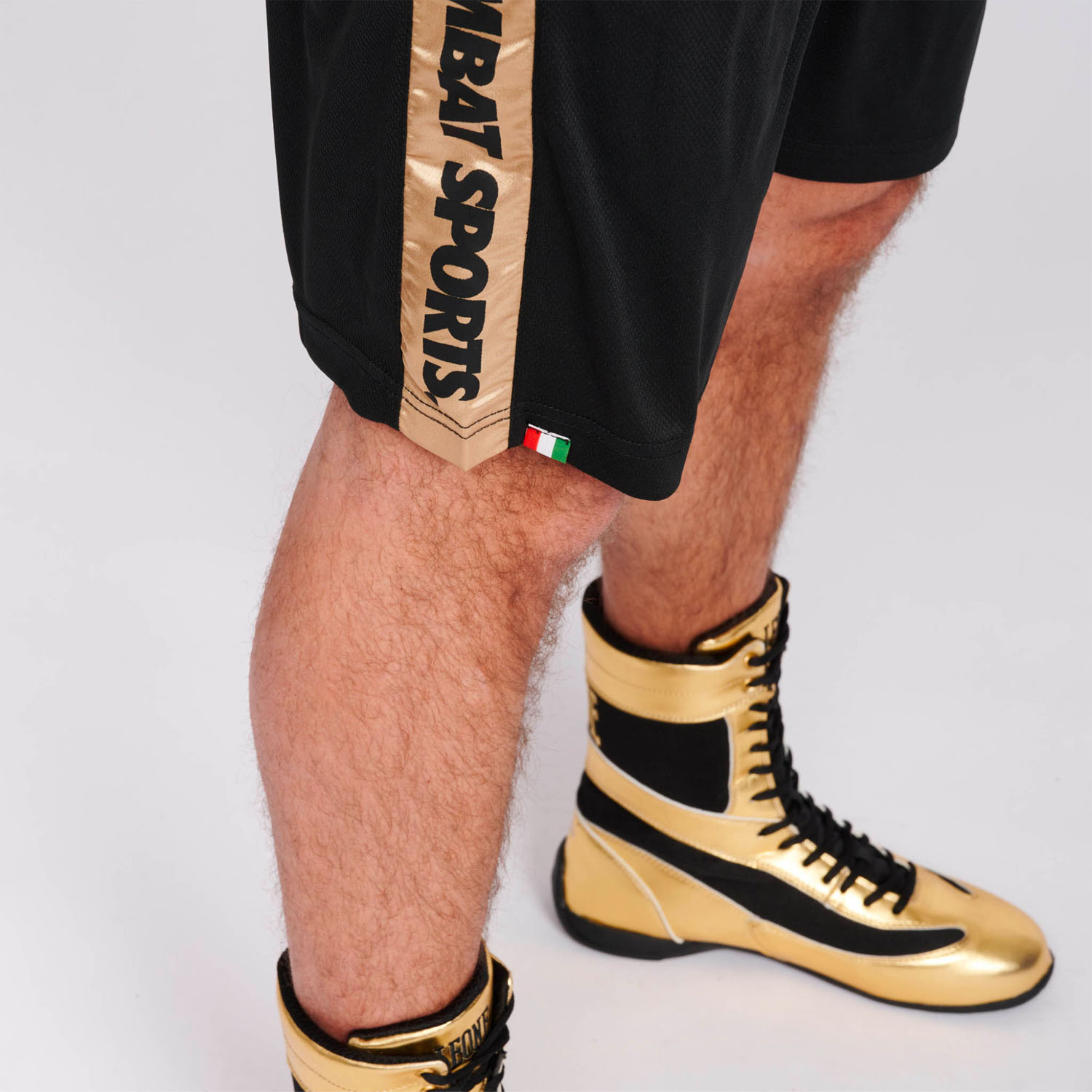 LEONE Box Pants, DNA, AB230, black-gold, XL