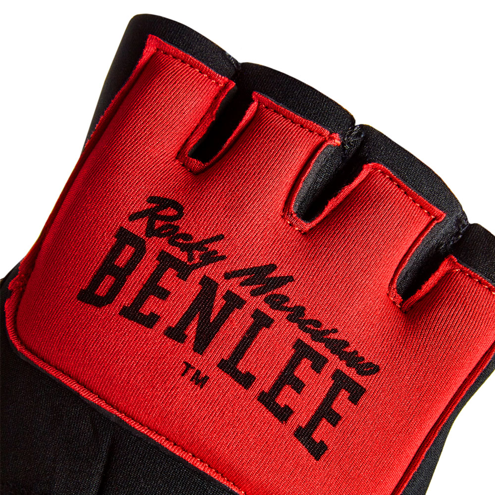 BENLEE Gel Handschuhe, Gelglo, schwarz-rot, L