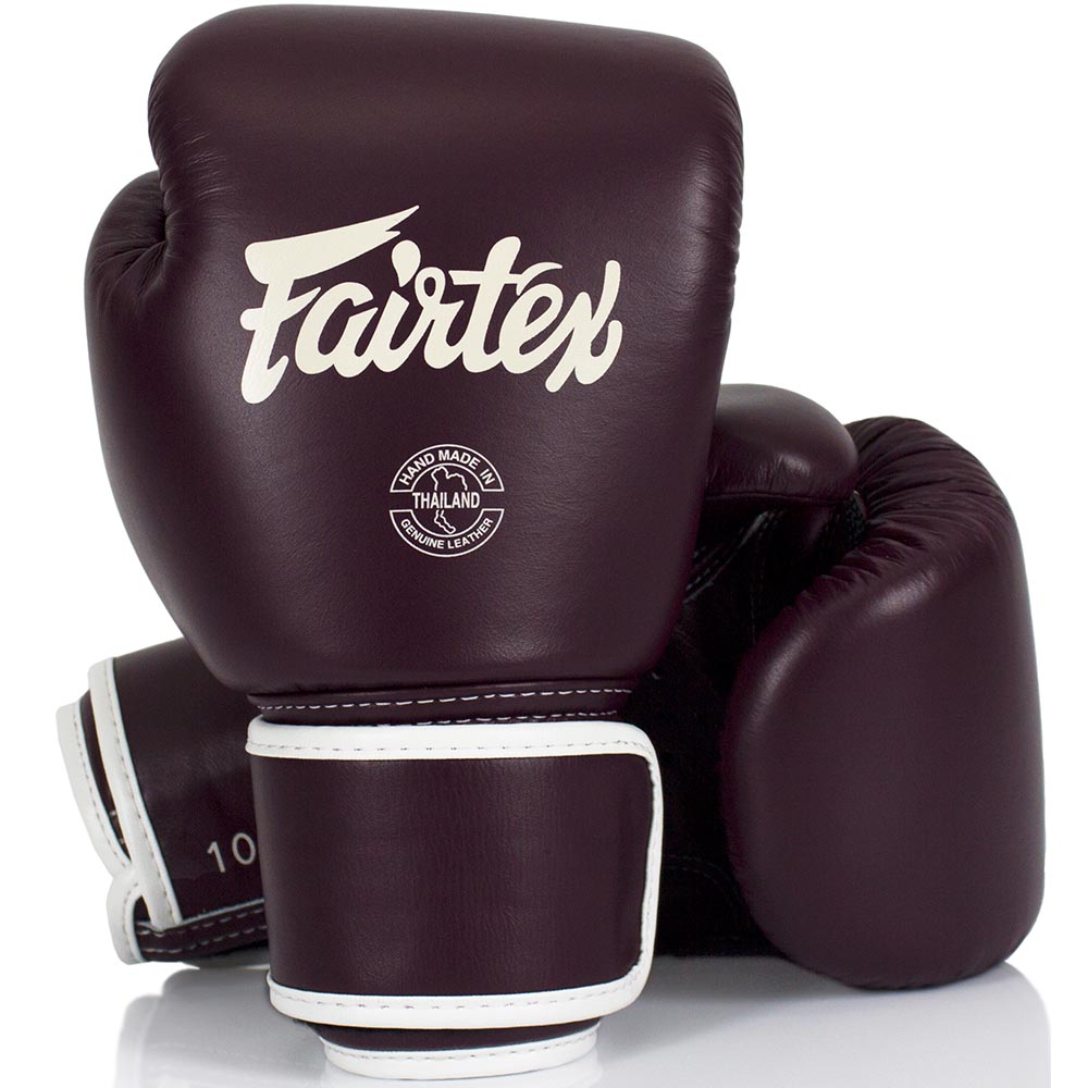 Fairtex Boxhandschuhe, Leder, BGV16, maroon, 14 Oz