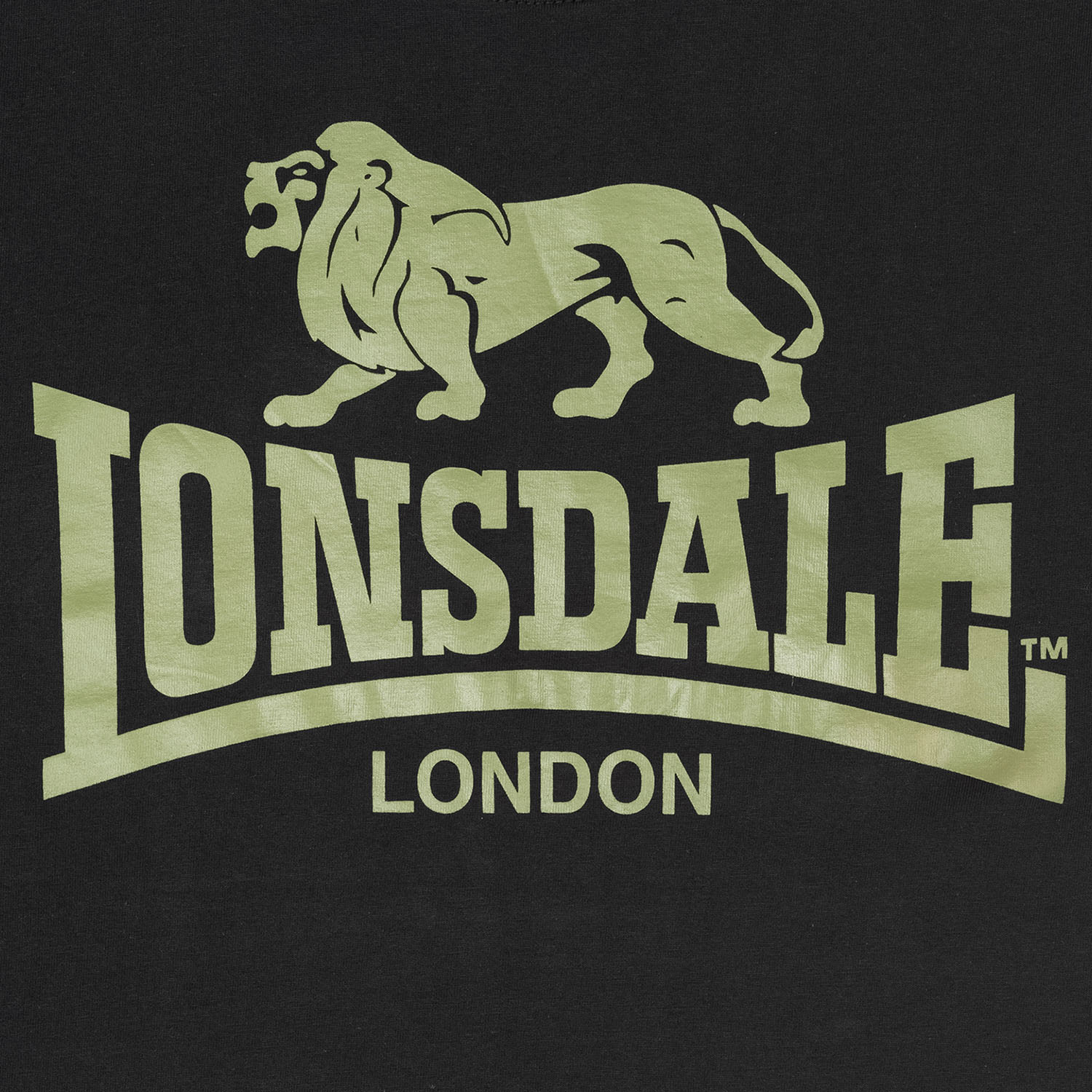 Lonsdale T-Shirt, Logo, black-olive