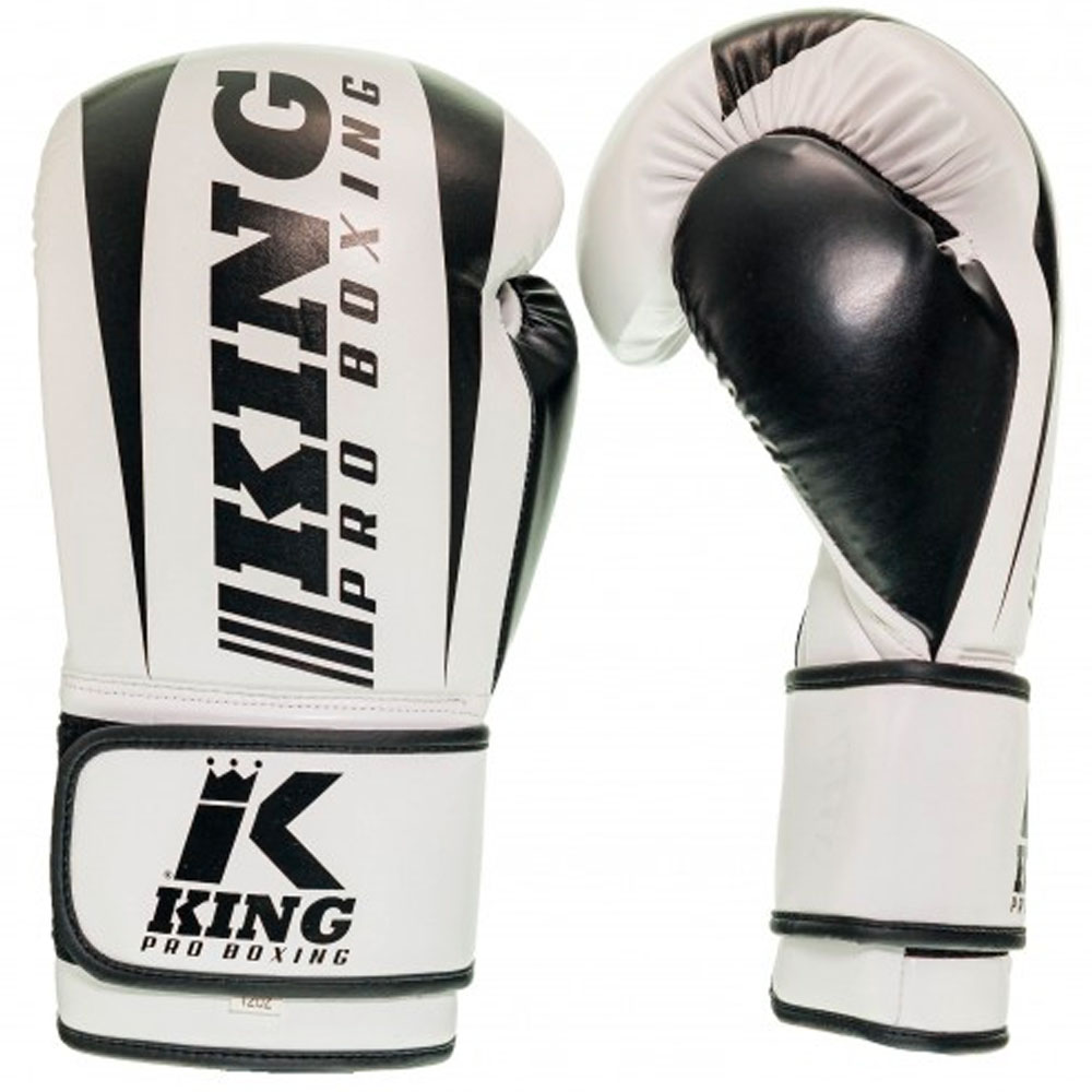 KING PRO BOXING Boxing Gloves, Revo 2, white, 16 Oz