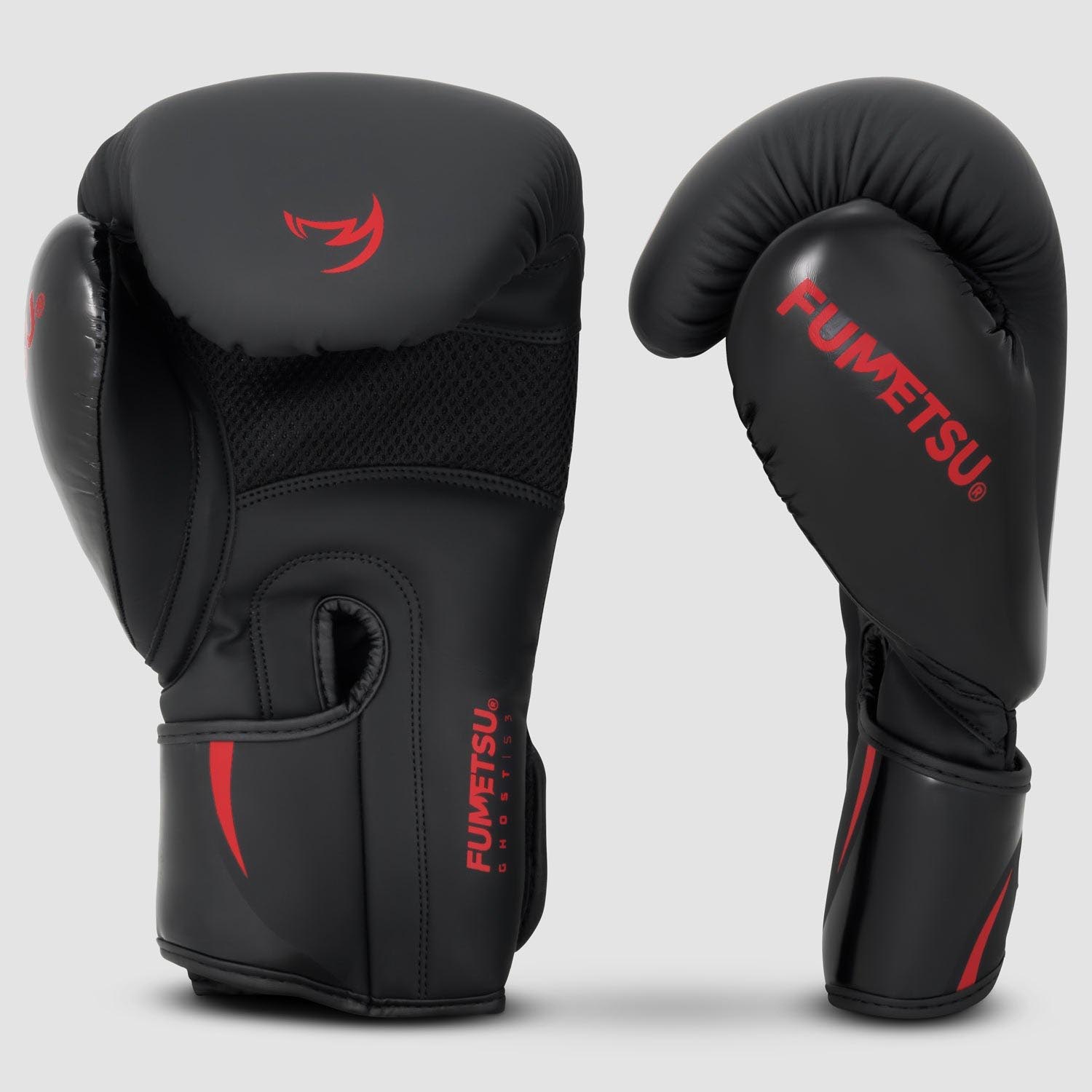 Fumetsu Boxing Gloves, Ghost S3, black-red, 10 Oz