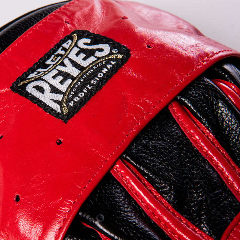 Cleto Reyes Punching Mitts, Curved, black-red