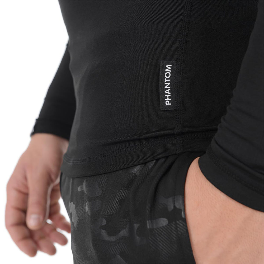 Phantom Athletics Rashguard, L/S, Tactic, black, L