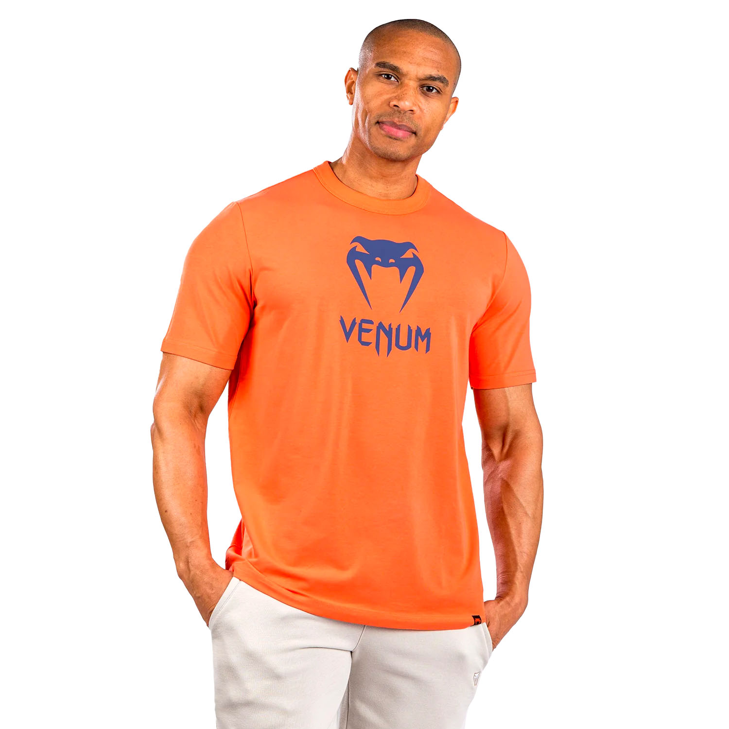 VENUM T-Shirt, Classic, orange-navy, L