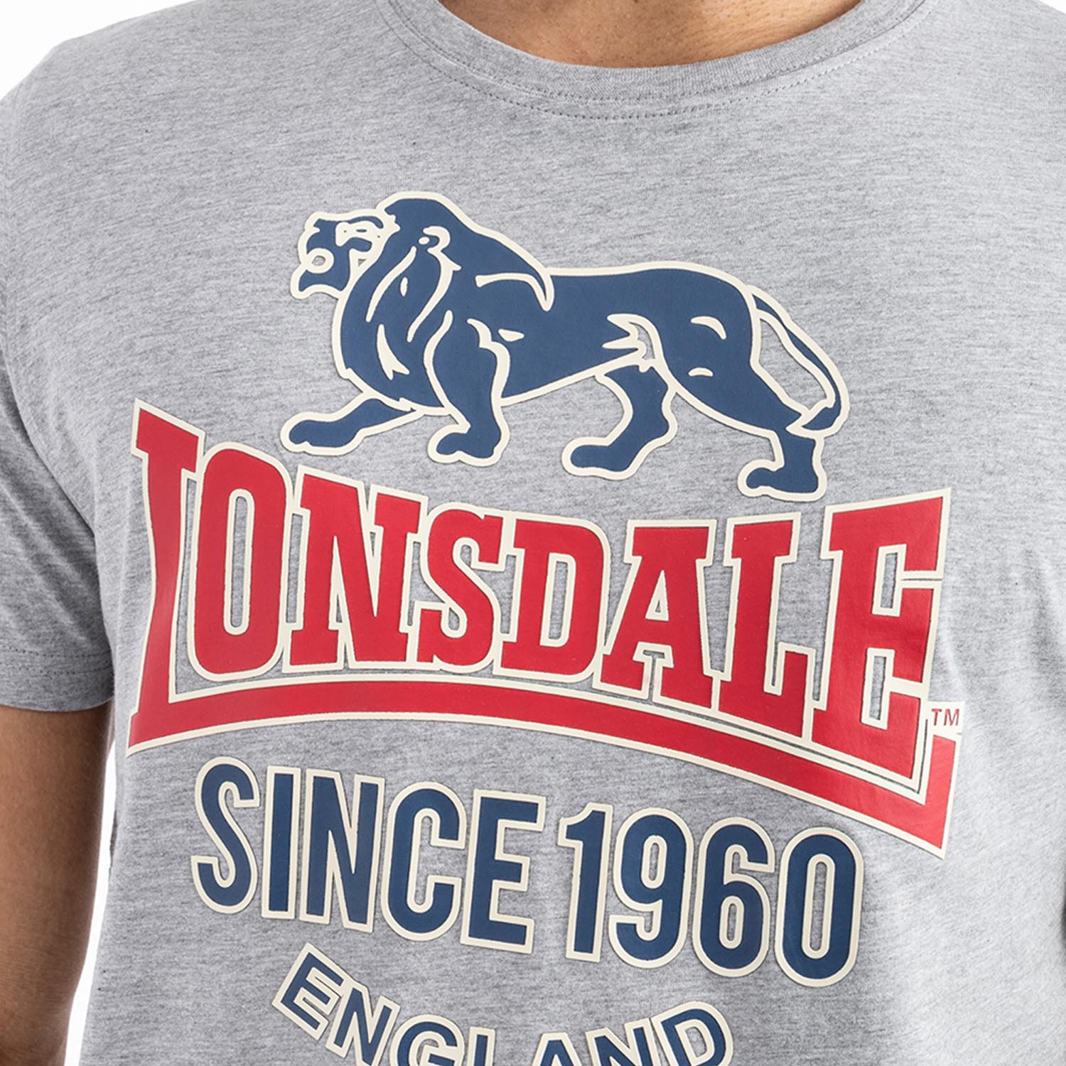 Lonsdale T-Shirt, Gonfirth, grau, XXL