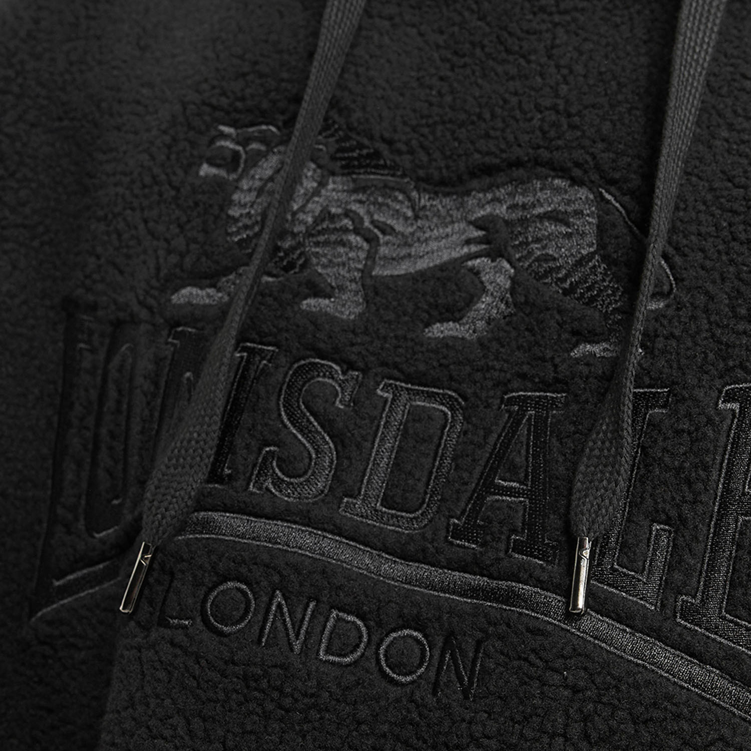 Lonsdale Hoody, Newchapel, black, M