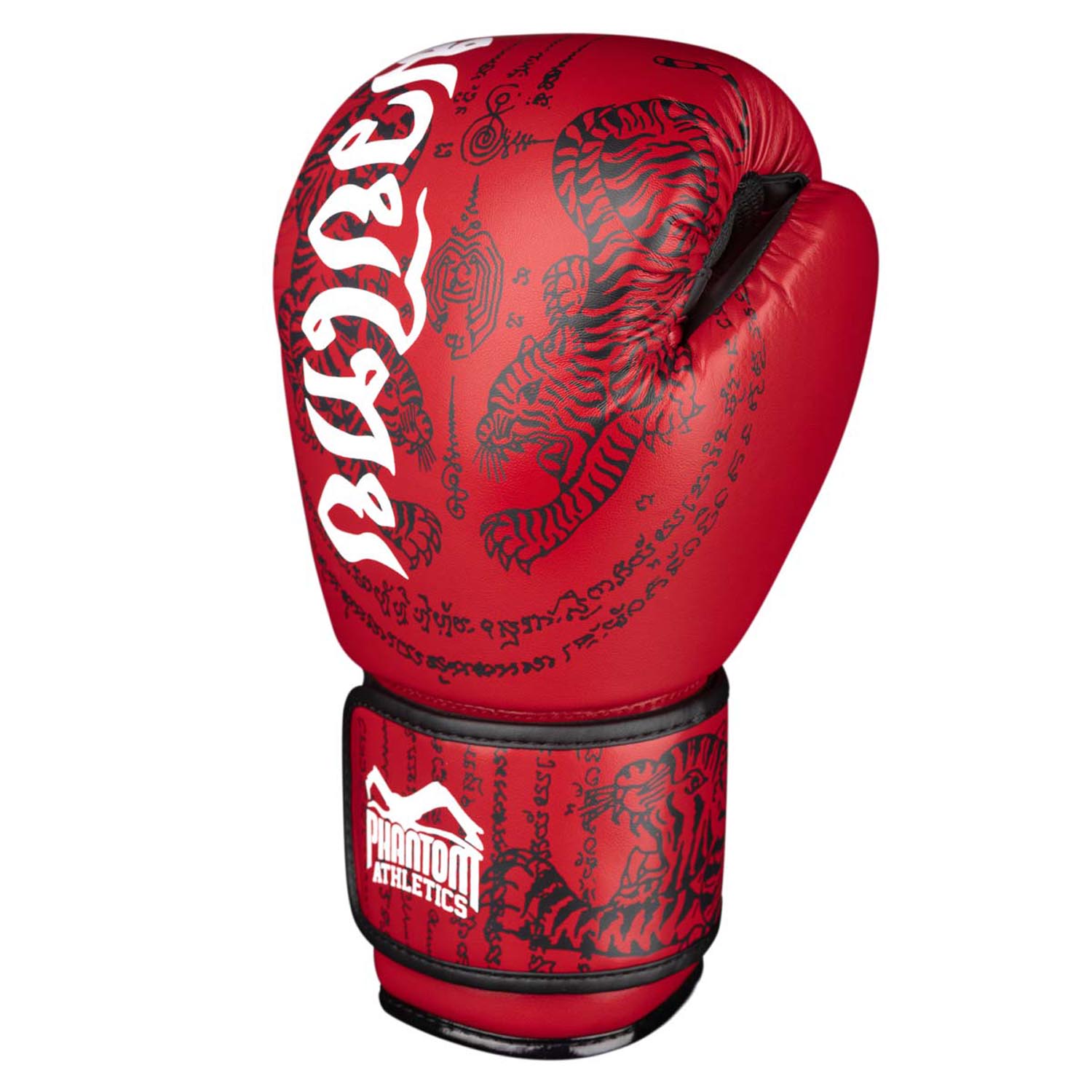 Phantom Athletics Boxing Gloves, Muay Thai, red, 16 Oz