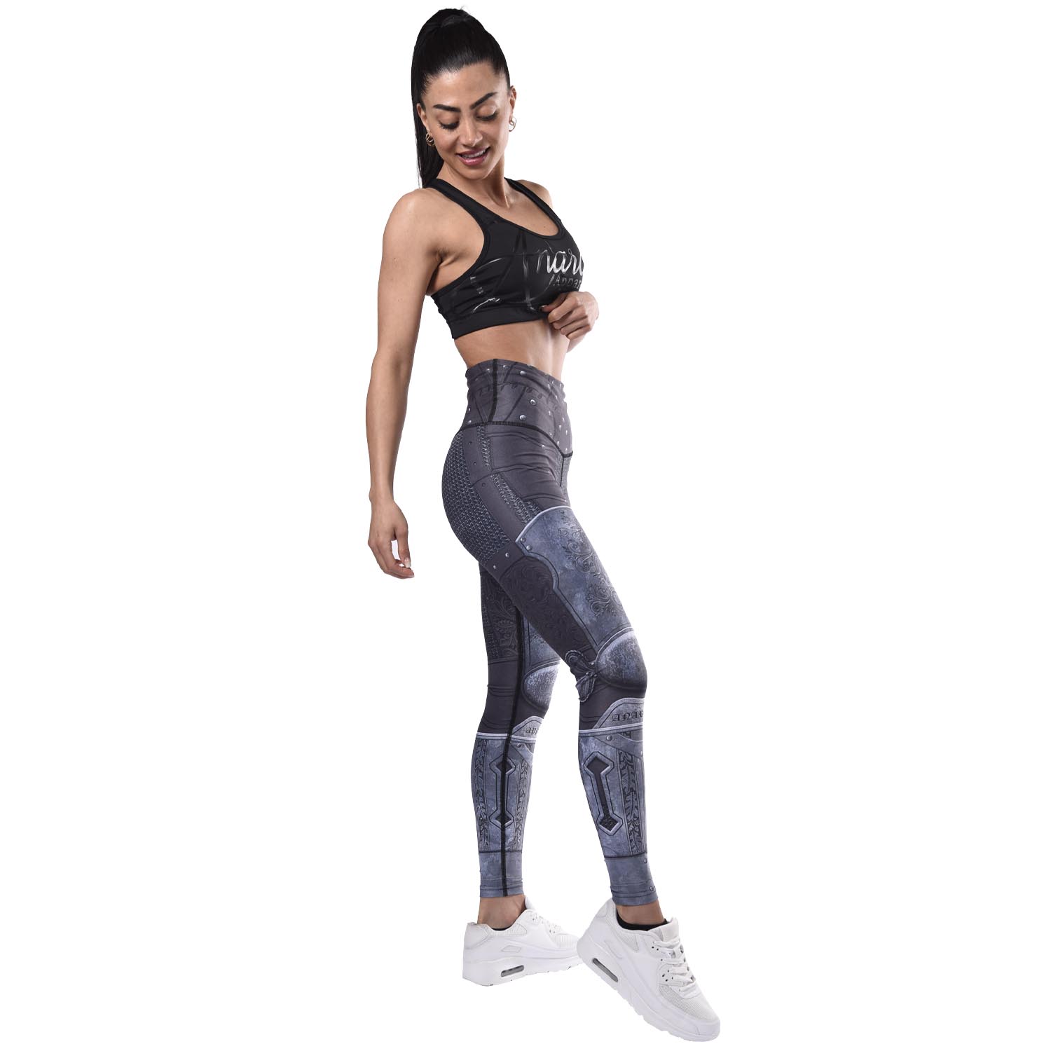 Anarchy Apparel Compression Leggings, oak skin, XS