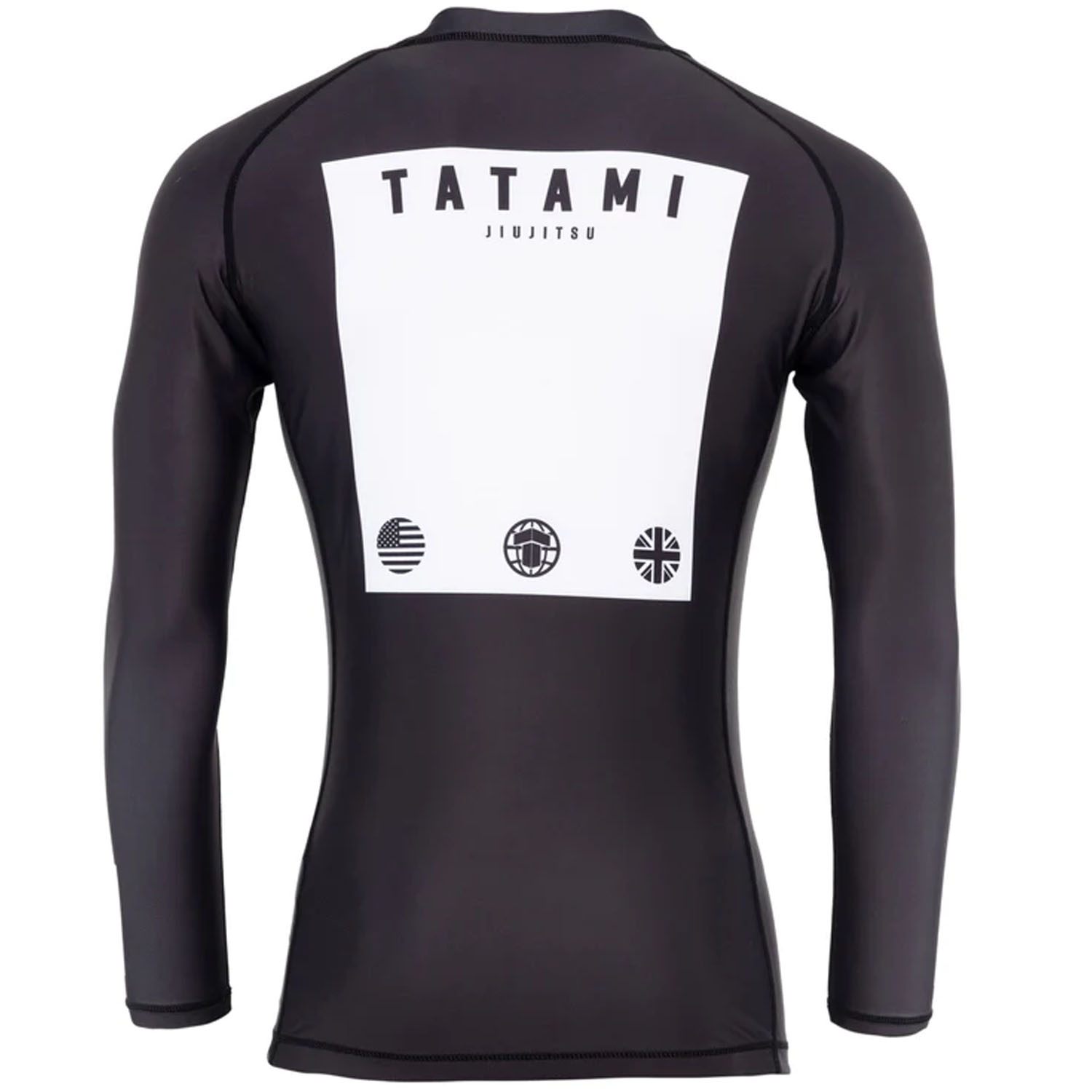 Tatami Rashguard, L/S, Athlete, black-white, S
