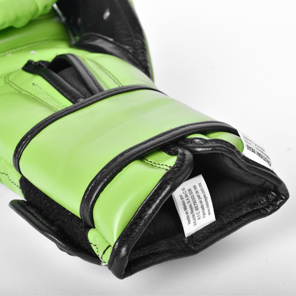 Cleto Reyes Boxing Gloves, Velcro Sparring, green, 14 Oz