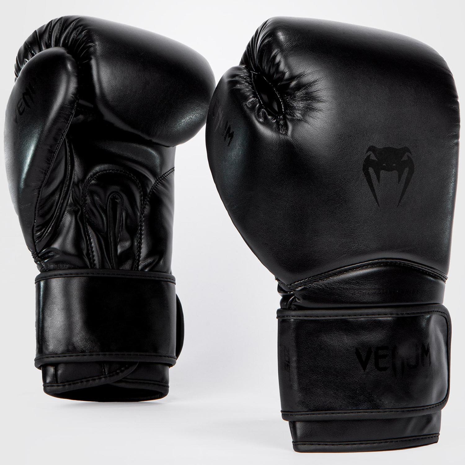 VENUM Boxing Gloves, Contender 1.5, black-black, 16 Oz