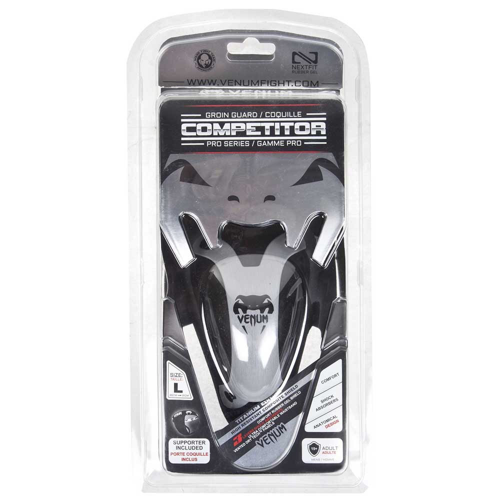 VENUM Groinguard and Support, Competitor, Silver, XL