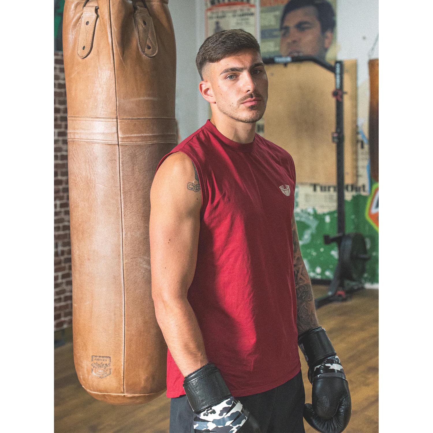 RINGLIFE Tank Top, Sparring Division, winered, XXL