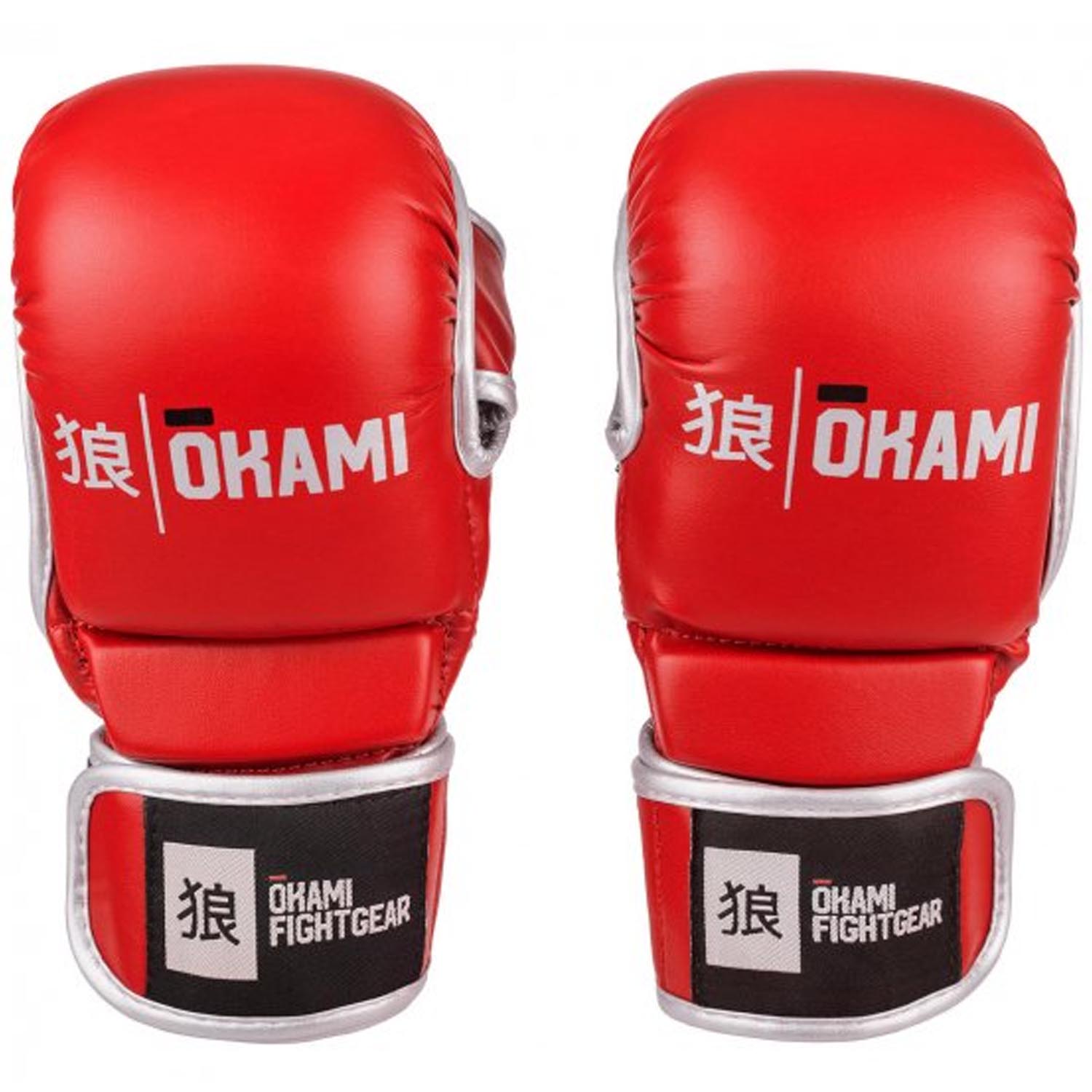 OKAMI MMA Boxing Gloves, Combat, red, XL