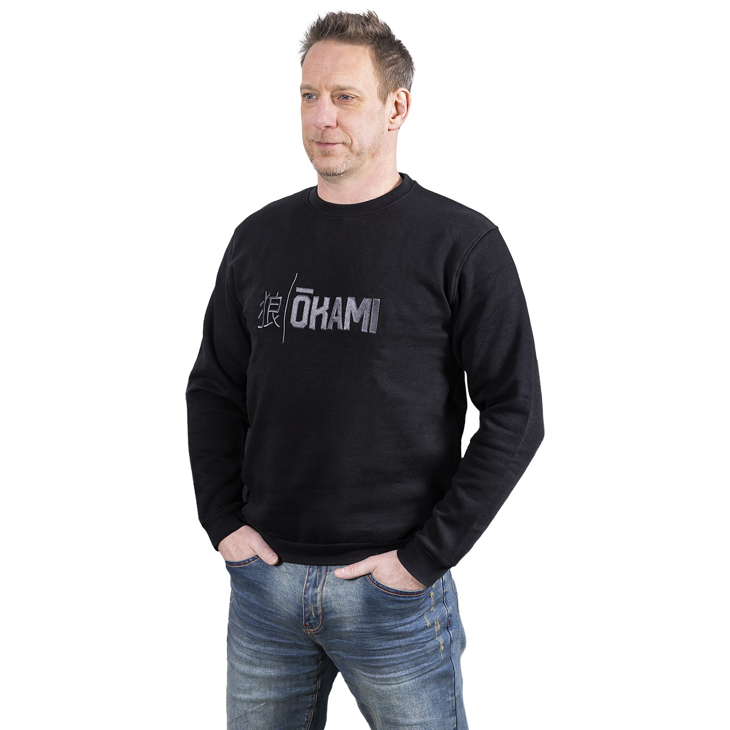 OKAMI Pullover, Spirit, black
