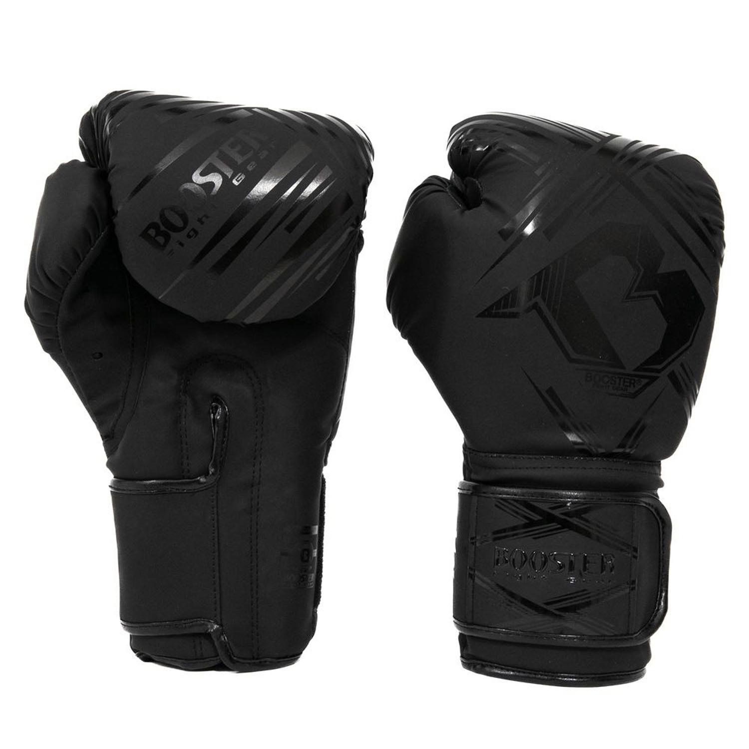 Booster Boxhandschuhe, Kinder, Alpha, schwarz-schwarz, 4 Oz